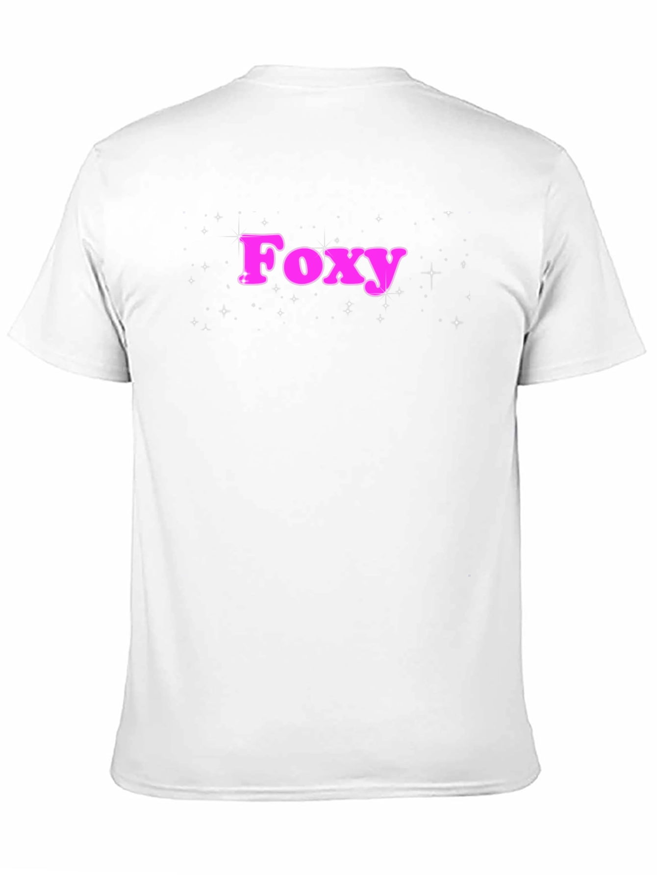 Black Foxy Graphic Tee - Trendy Pink Lettering T-Shirt view 11