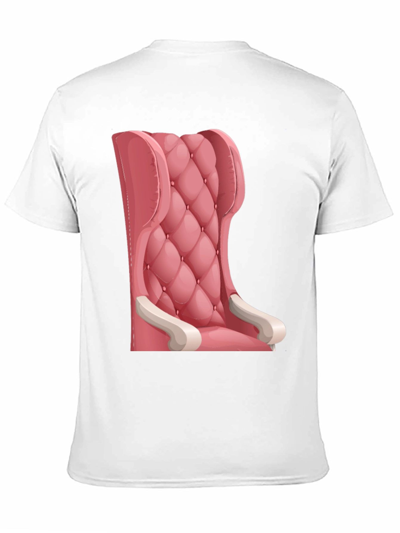 Black Pink Throne T-Shirt: Cartoon Style Tee view 11