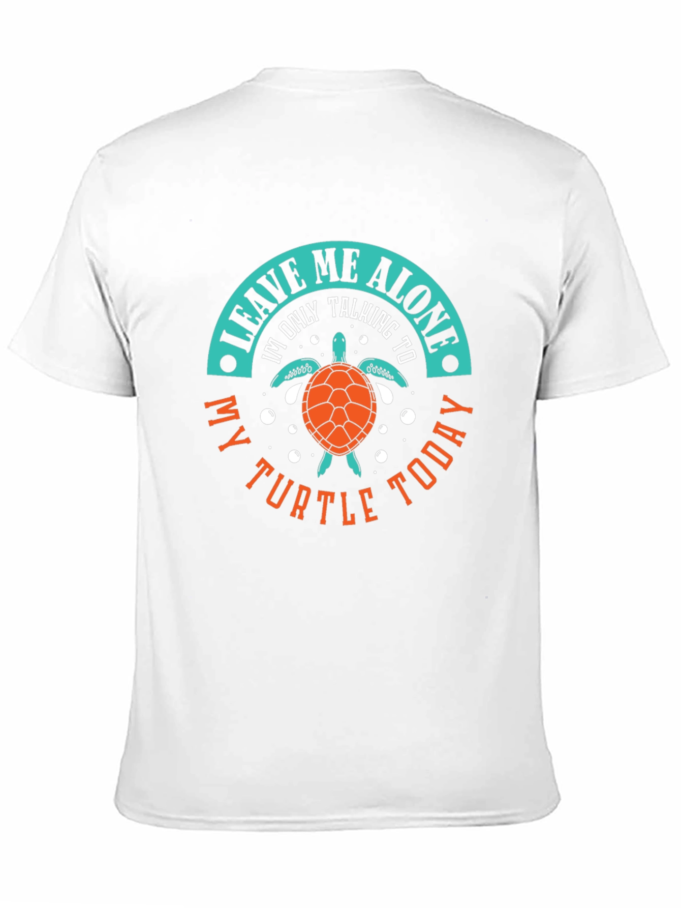 Black Leave Me Alone Turtle T-Shirt view 11