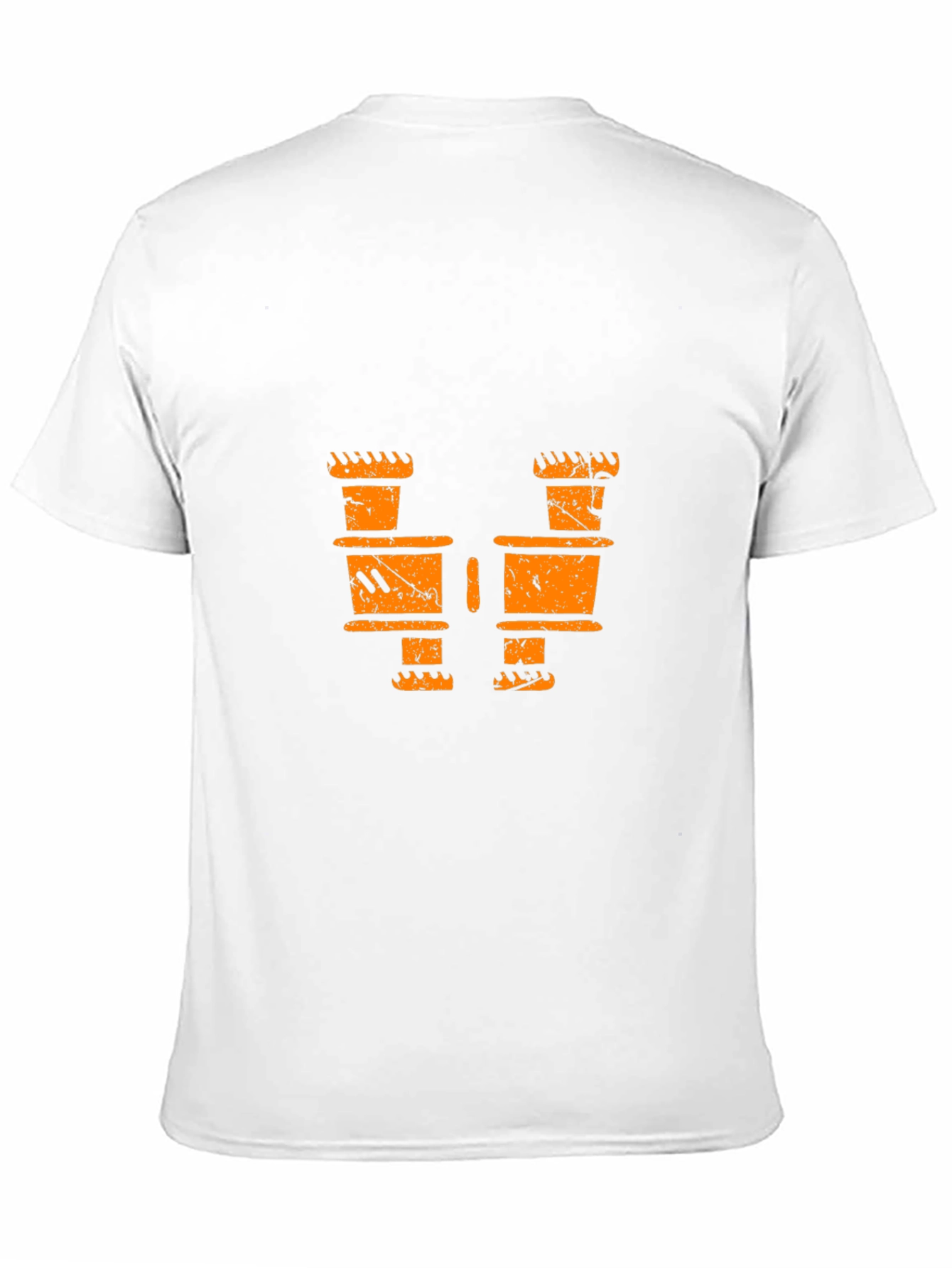 Black Retro Bongo Drum T-Shirt view 11