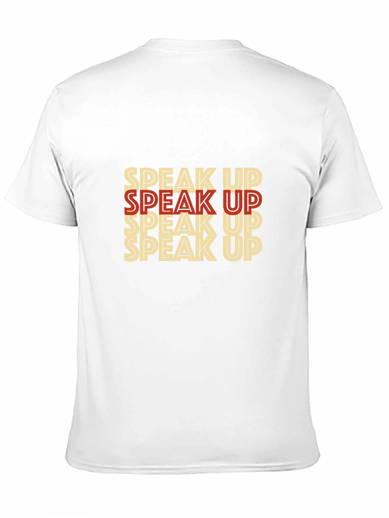 Black Speak Up Graphic Tee - Bold Statement T-Shirt view 11