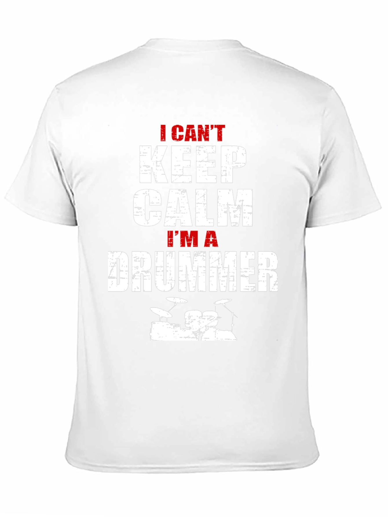 Black I Can't Keep Calm I'm A Drummer T-Shirt view 11