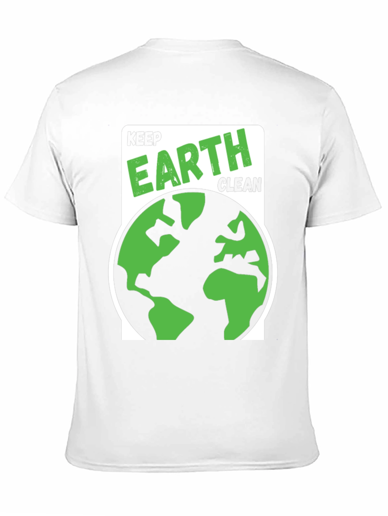 Black Keep Earth Clean Graphic T-Shirt view 11