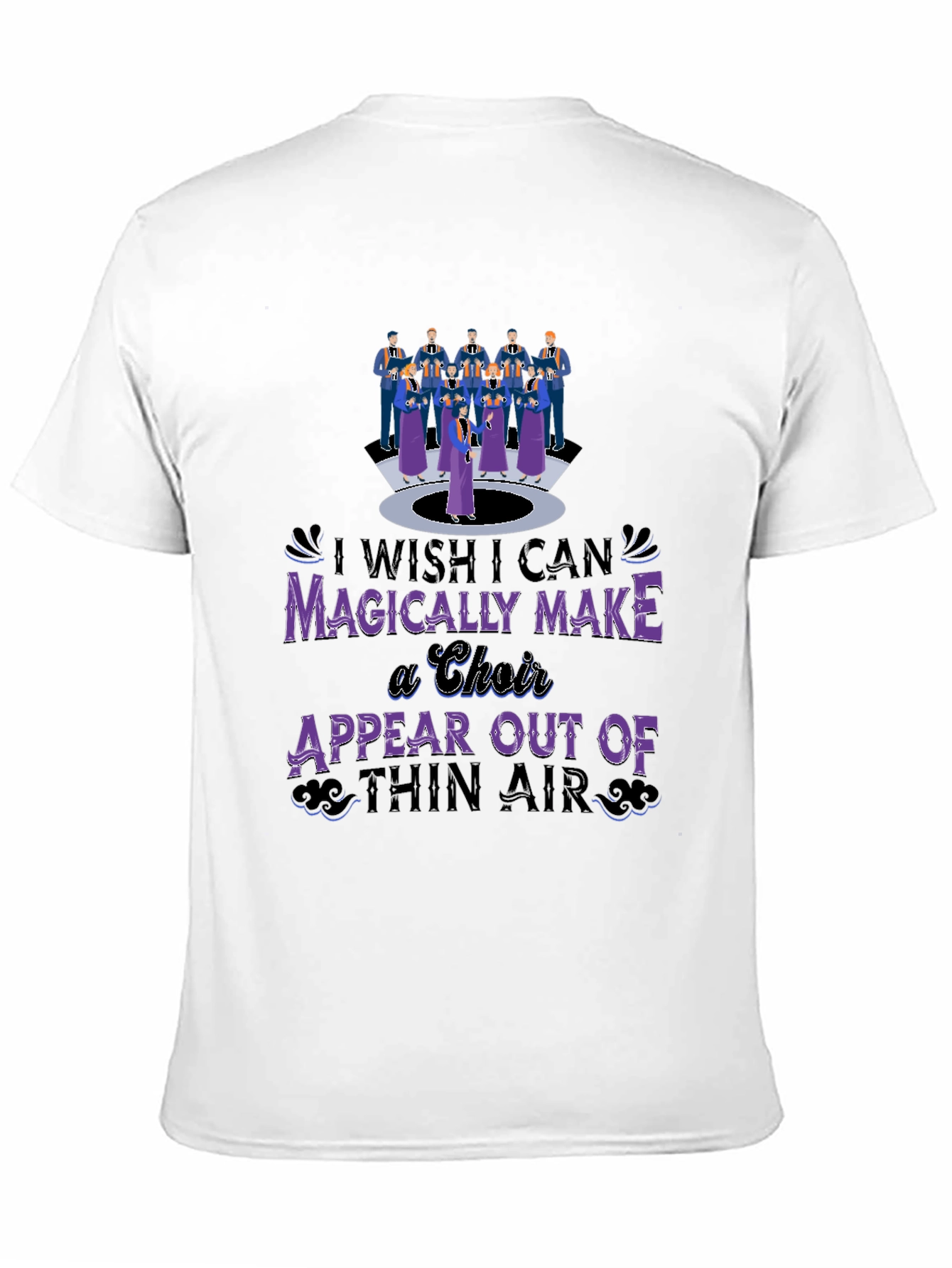 Black Magical Choir T-Shirt - Music Lover's Tee view 11