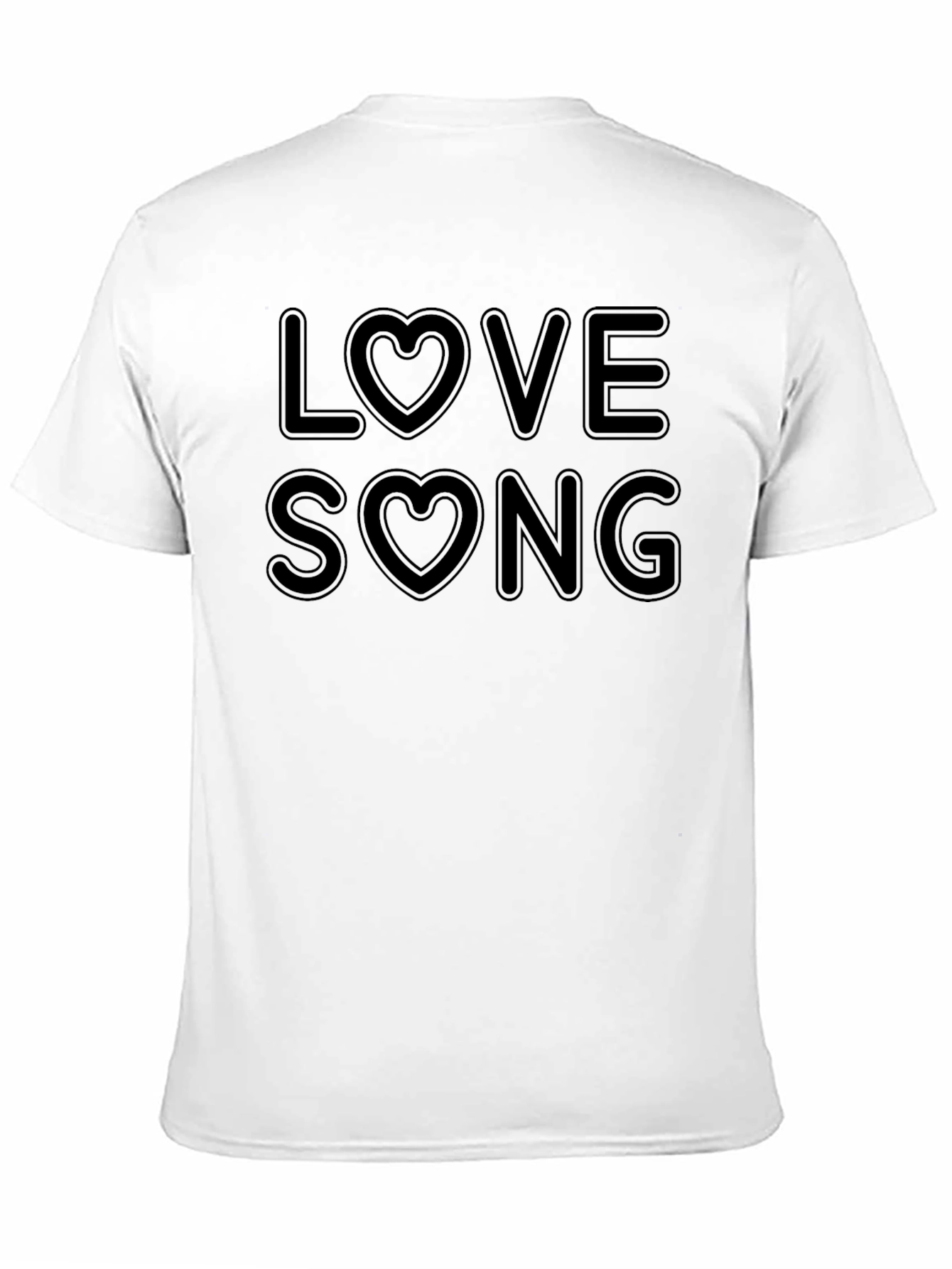 Black Love Song Graphic Print Black T-Shirt view 11