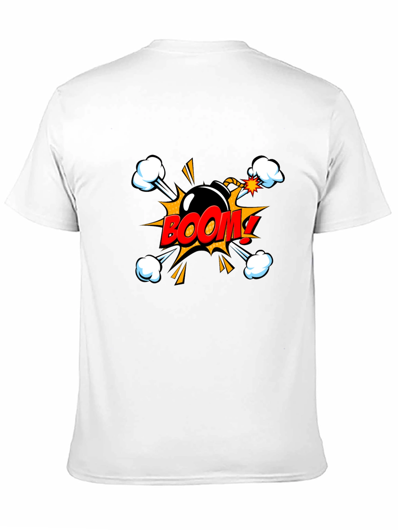 Black Boom Bomb Graphic T-Shirt - Explosive Fun! view 11