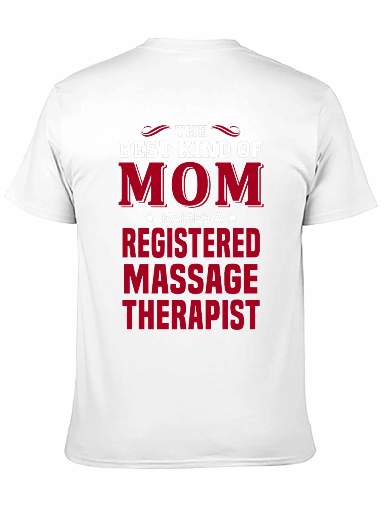 Black Mom Raises Massage Therapist T-Shirt view 11