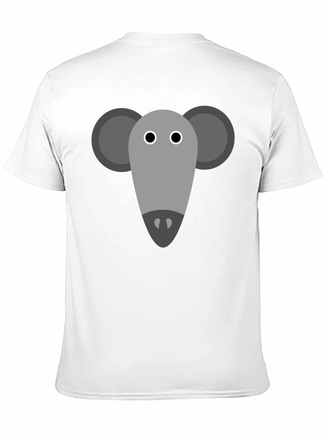 Black Mouse Graphic Tee - Black Cotton Casual Shirt view 11