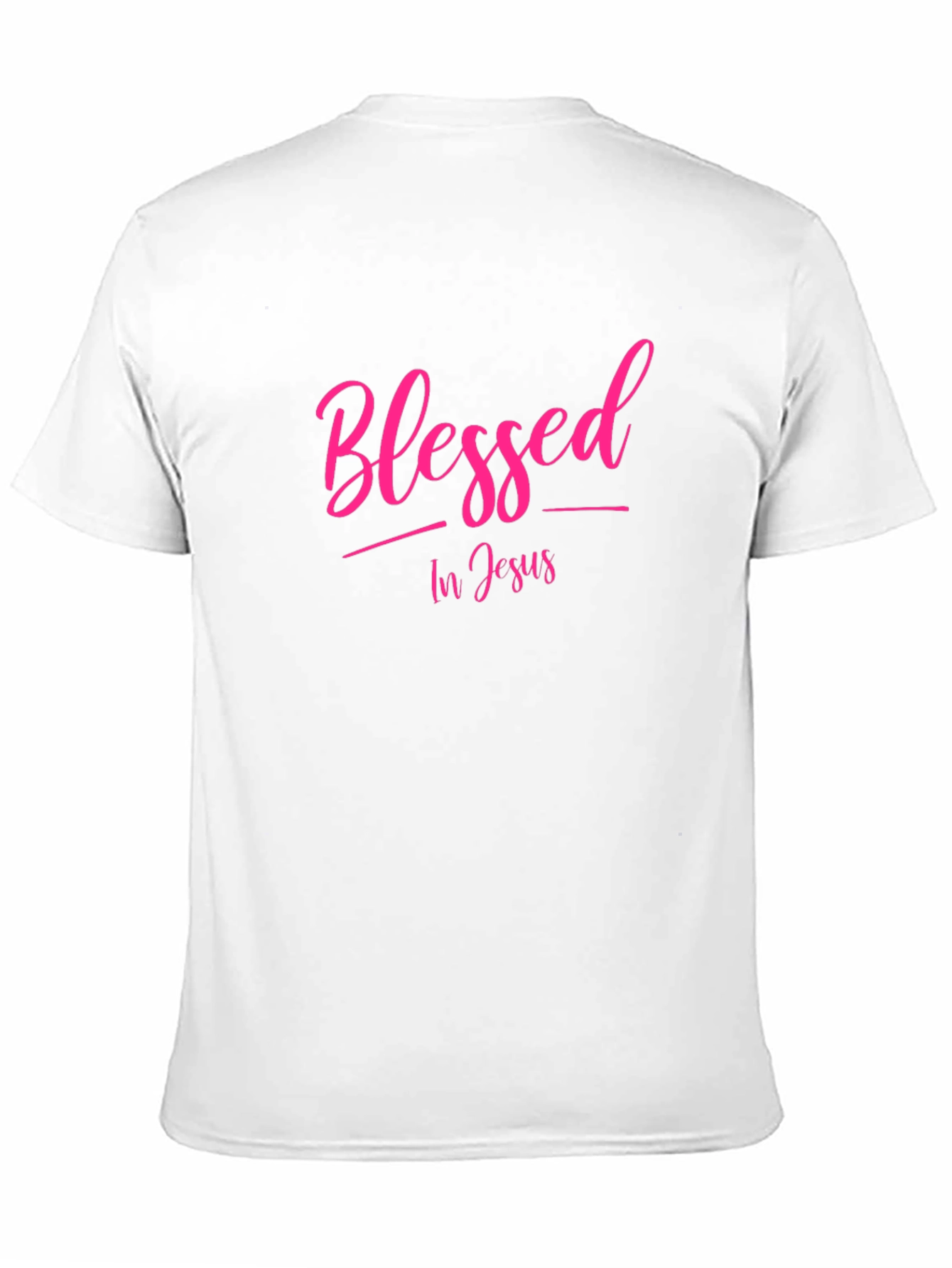Black Blessed In Jesus Black T-Shirt view 11