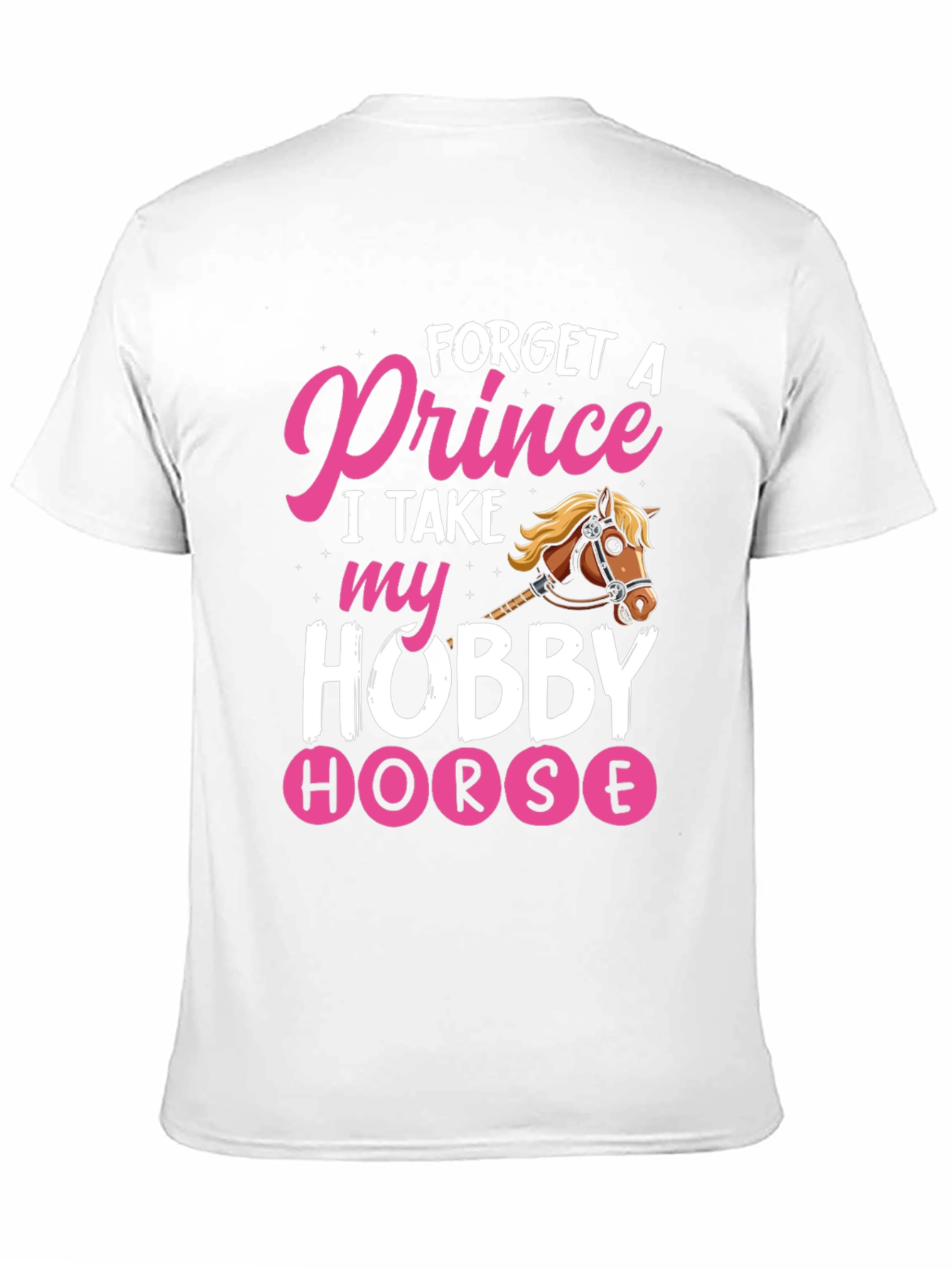 Black Forget Prince Hobby Horse Graphic Tee view 11