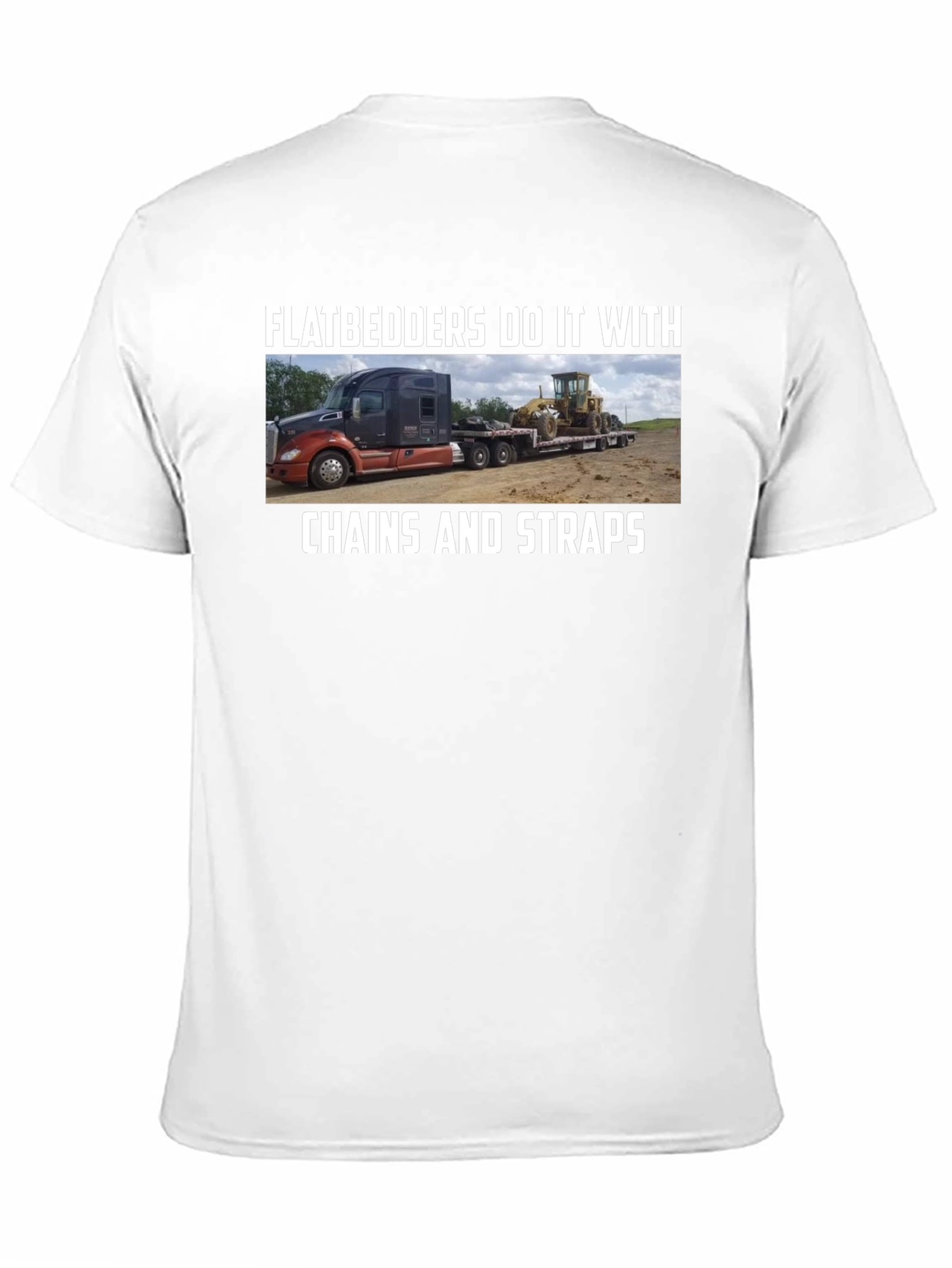 Black Flatbedders Do It With Chains And Straps T-Shirt view 11