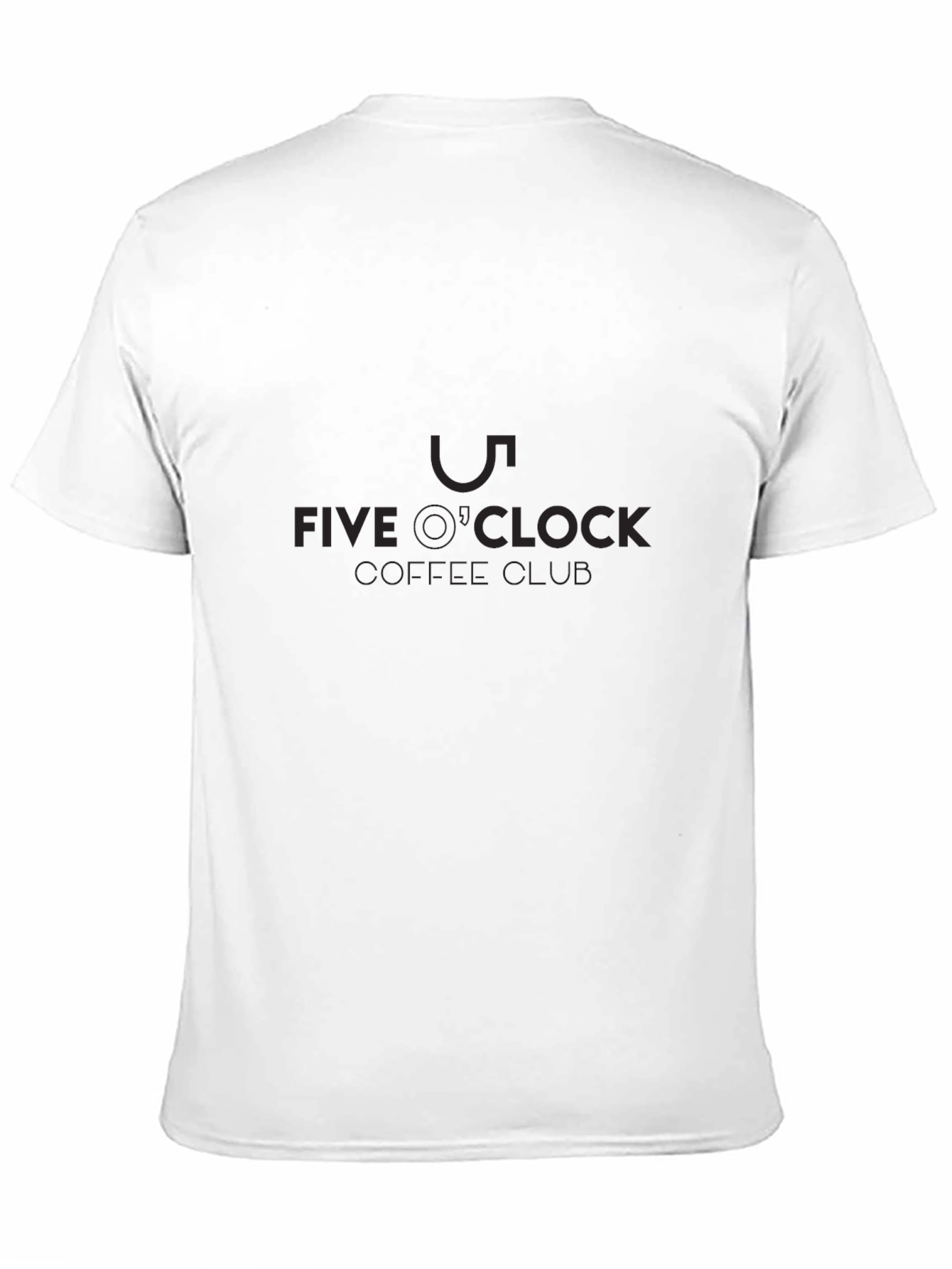 Black Five O'Clock Coffee Club Black T-Shirt view 11