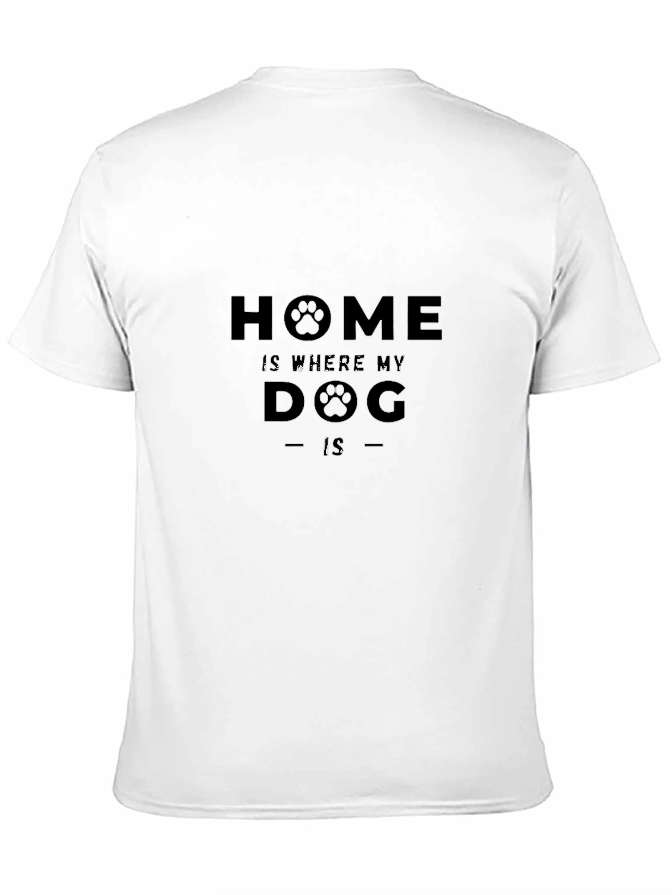 Black Home is Where My Dog Is - Graphic T-Shirt view 11