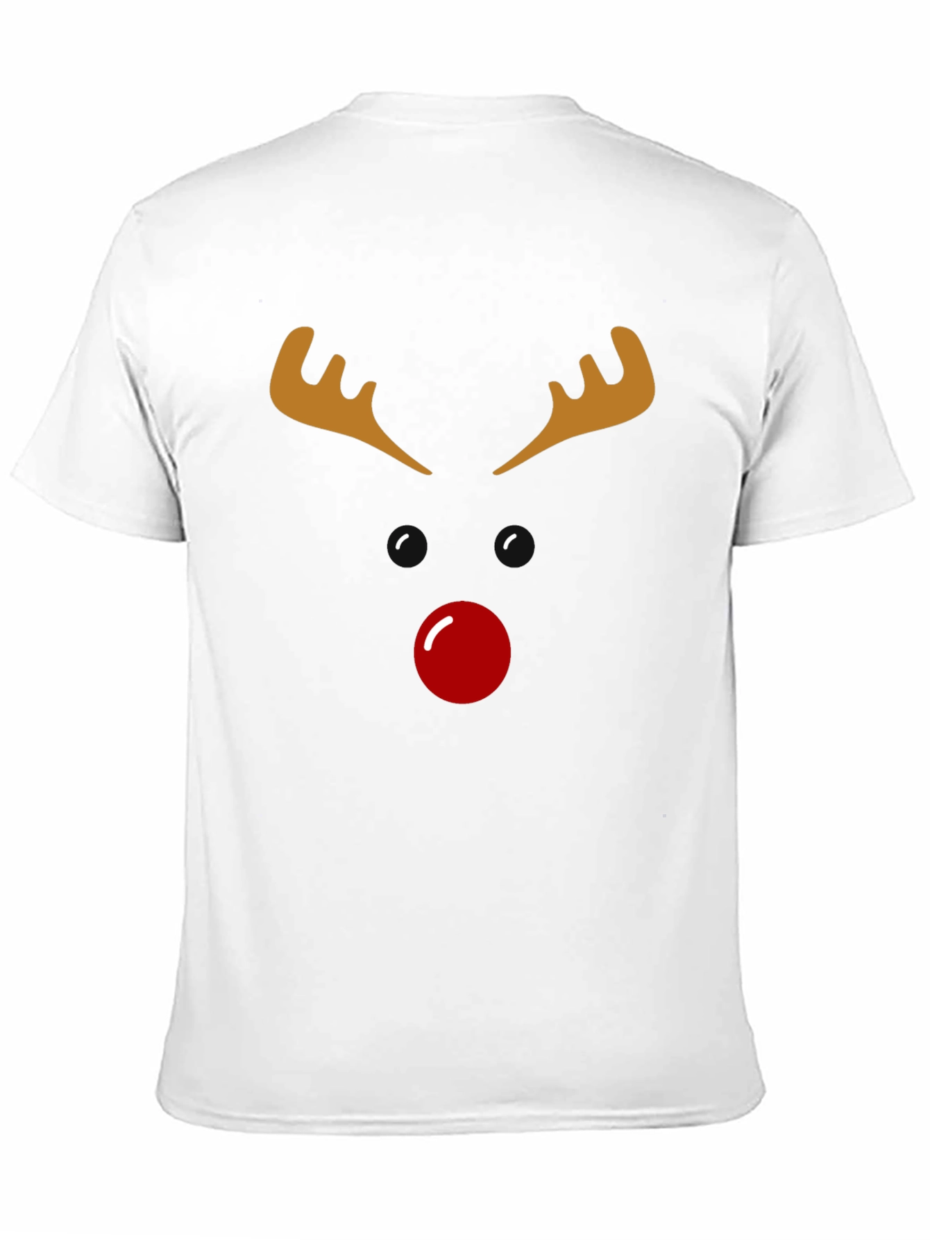 Black Reindeer Face Graphic Tee - Holiday Cheer! view 11