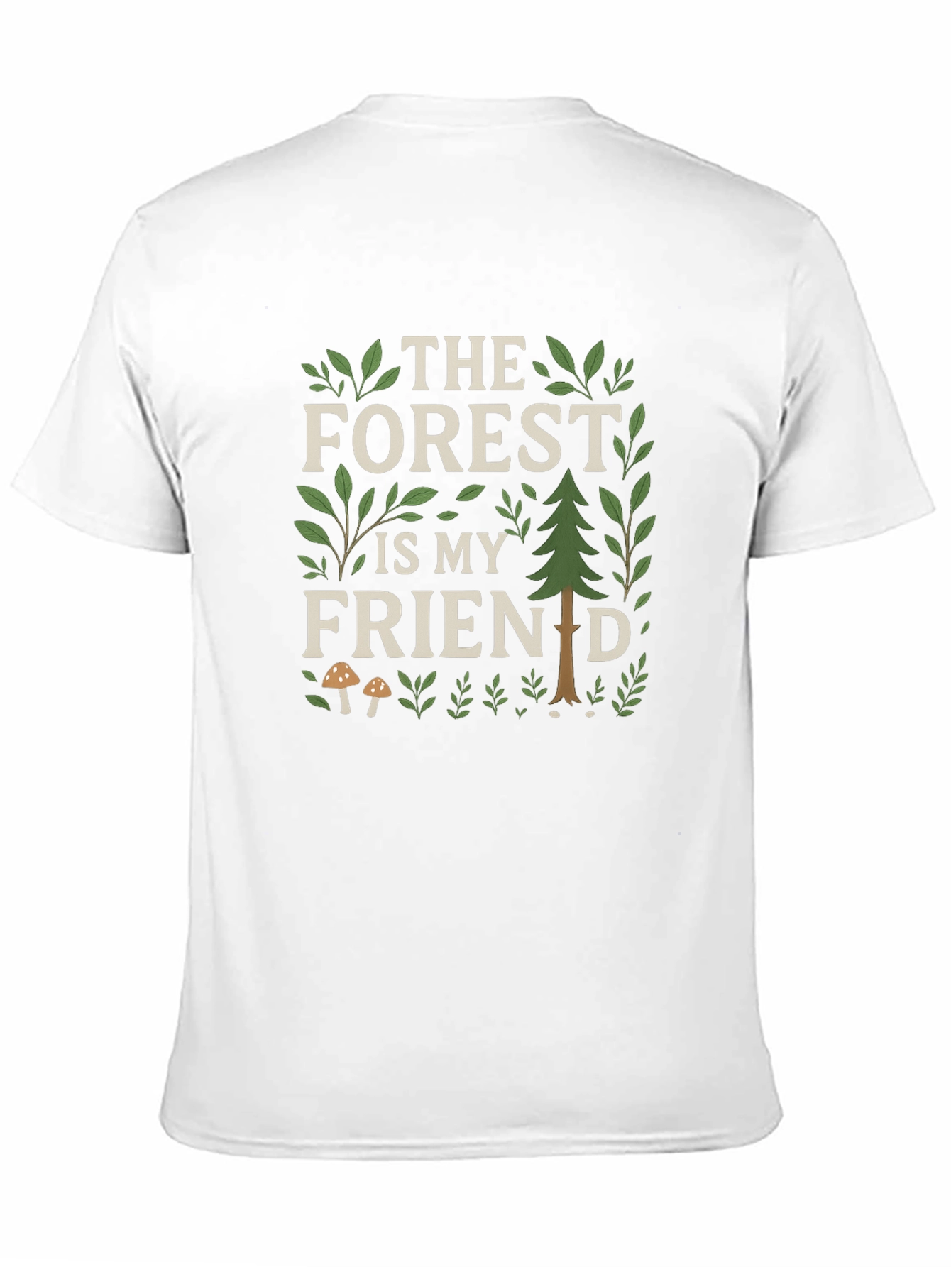 Black Forest Friend Graphic Tee - Nature Lover's Shirt view 11