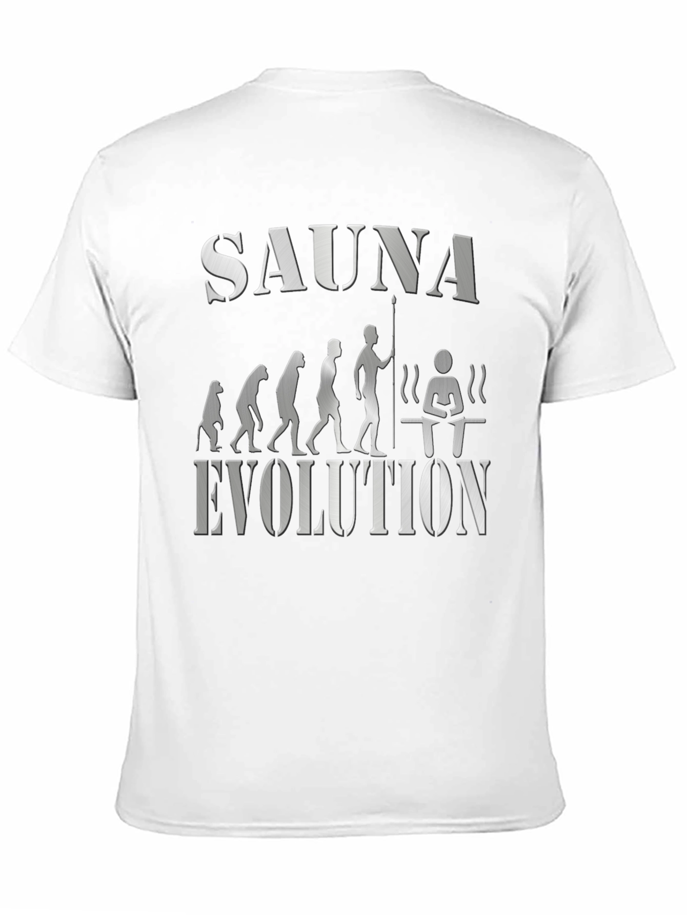 Black Sauna Evolution Graphic T-Shirt view 11