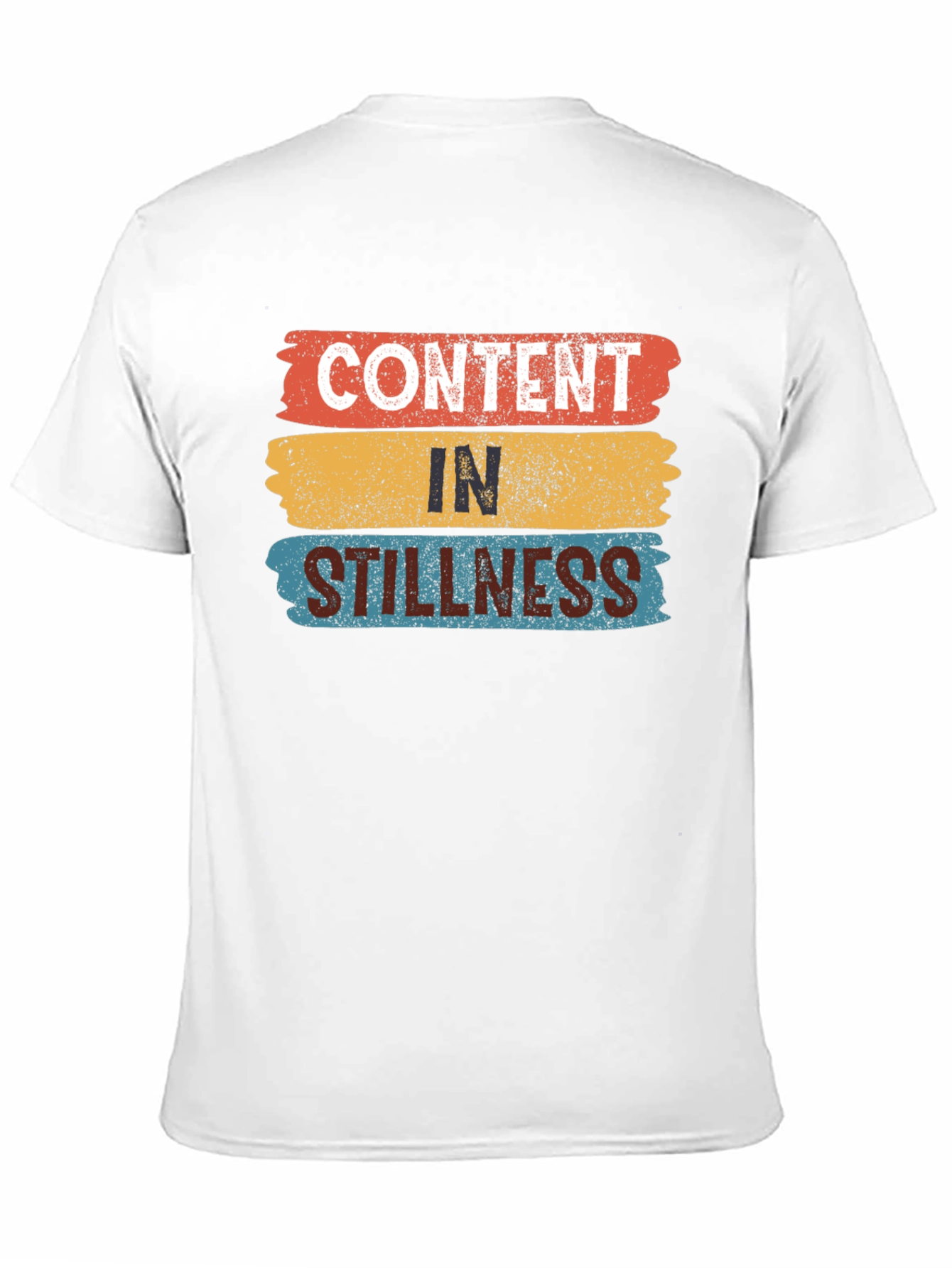 Black Content in Stillness T-Shirt, Relaxed Fit view 11