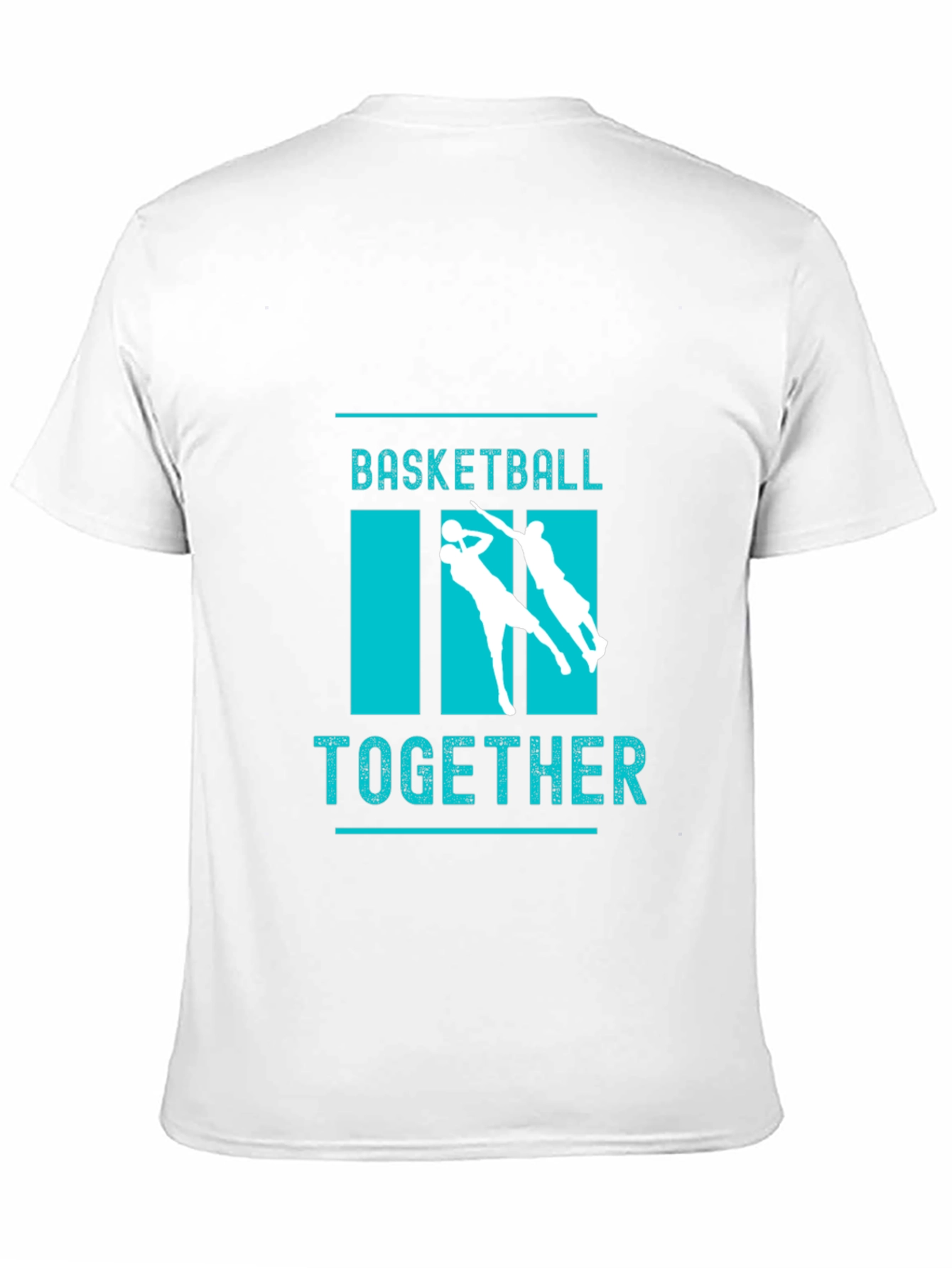 Black Basketball Together Graphic Tee view 11