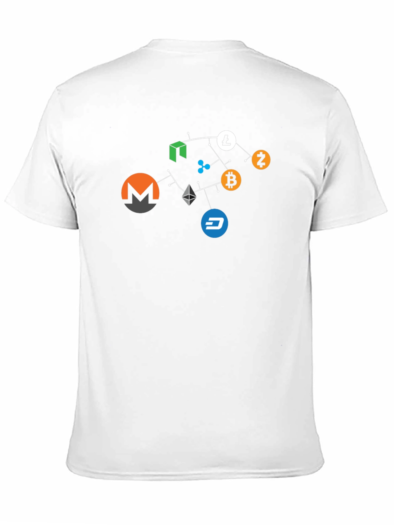 Black Crypto Network T-Shirt - Bitcoin, Ethereum, & More view 11