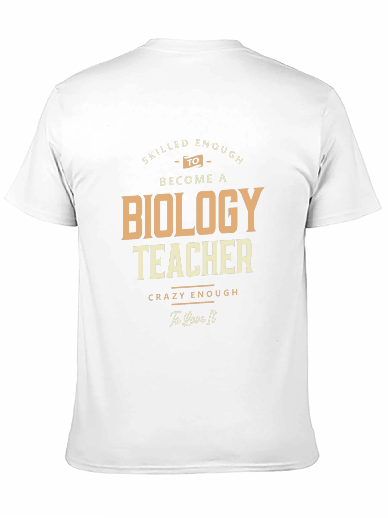 Black Biology Teacher T-Shirt - Skilled and Crazy Enough! view 11