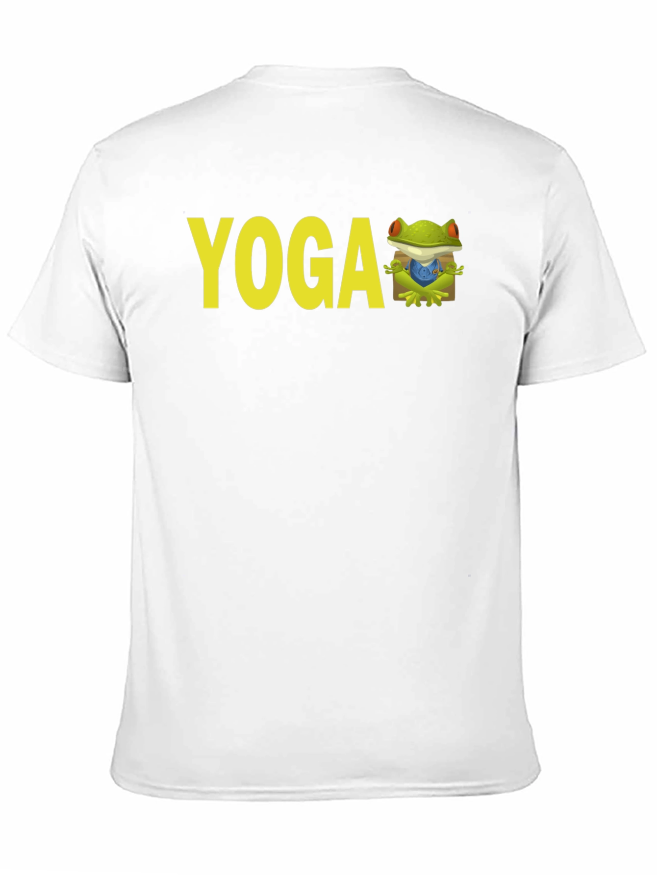 Black Yoga Frog Black T-Shirt view 11