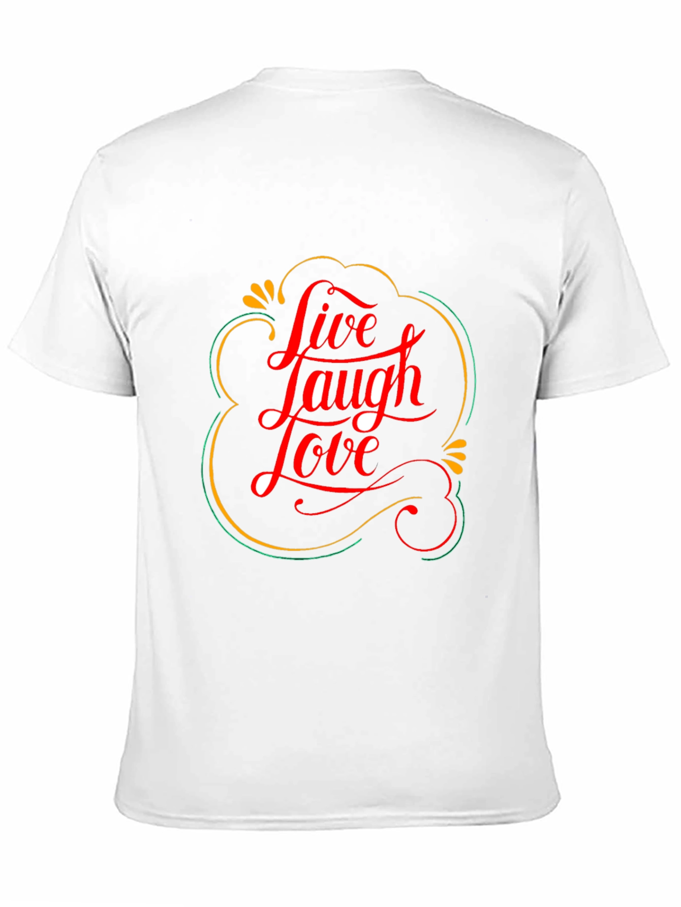 Black Live Laugh Love Graphic Tee - Trendy Black T-Shirt view 11
