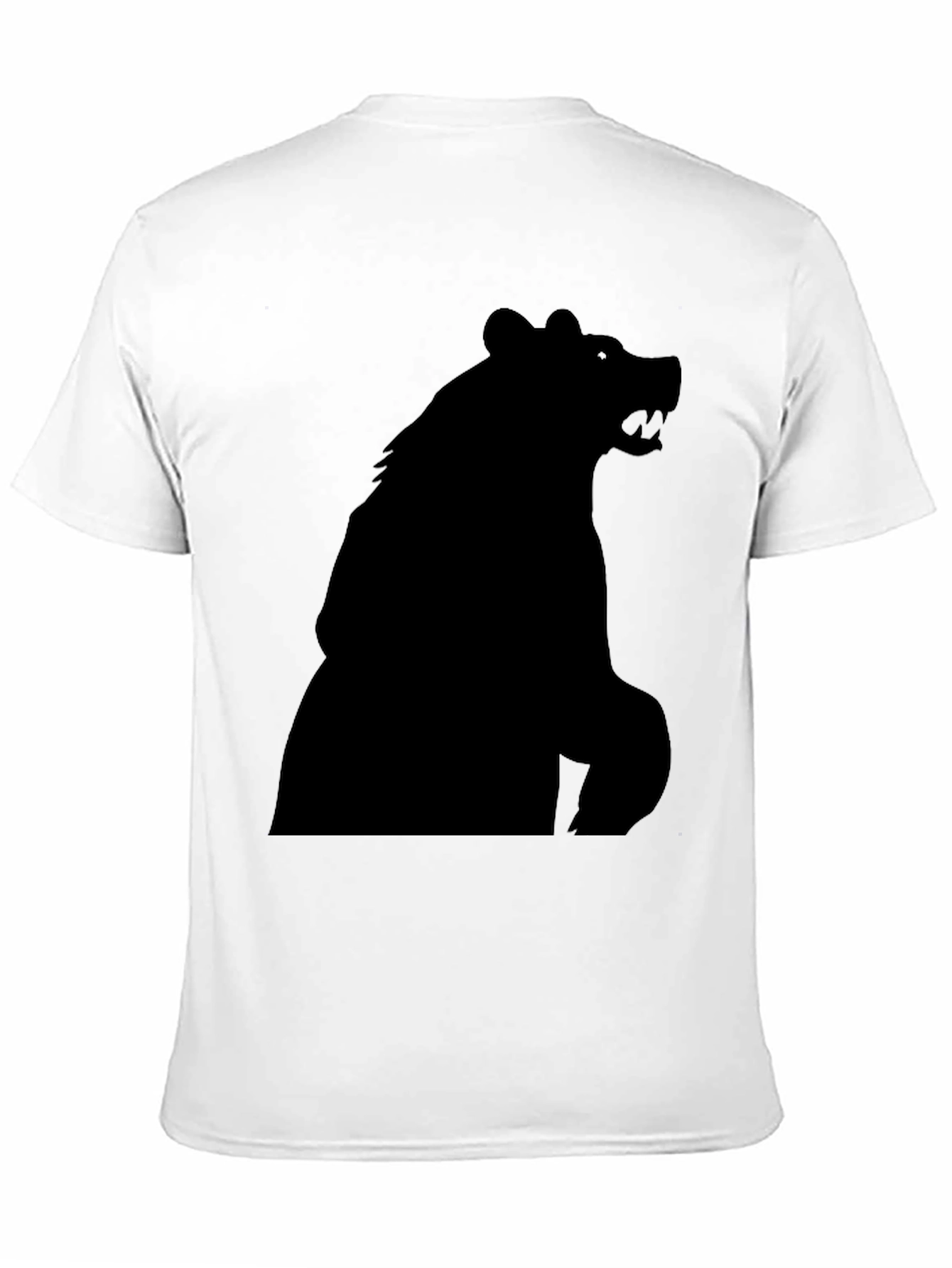 Black Black Bear Silhouette Graphic Tee - Men's Fashion view 11