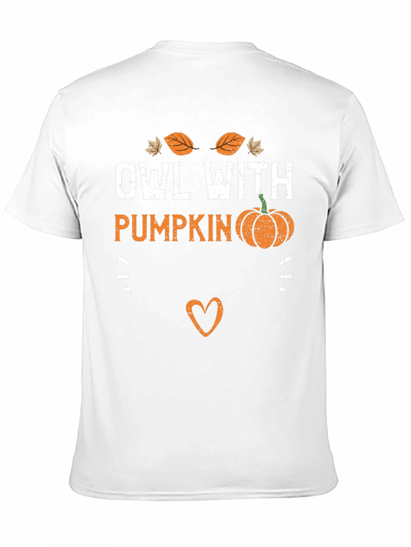 Black Owl With Pumpkin T-Shirt - Fall Holiday Tee view 11