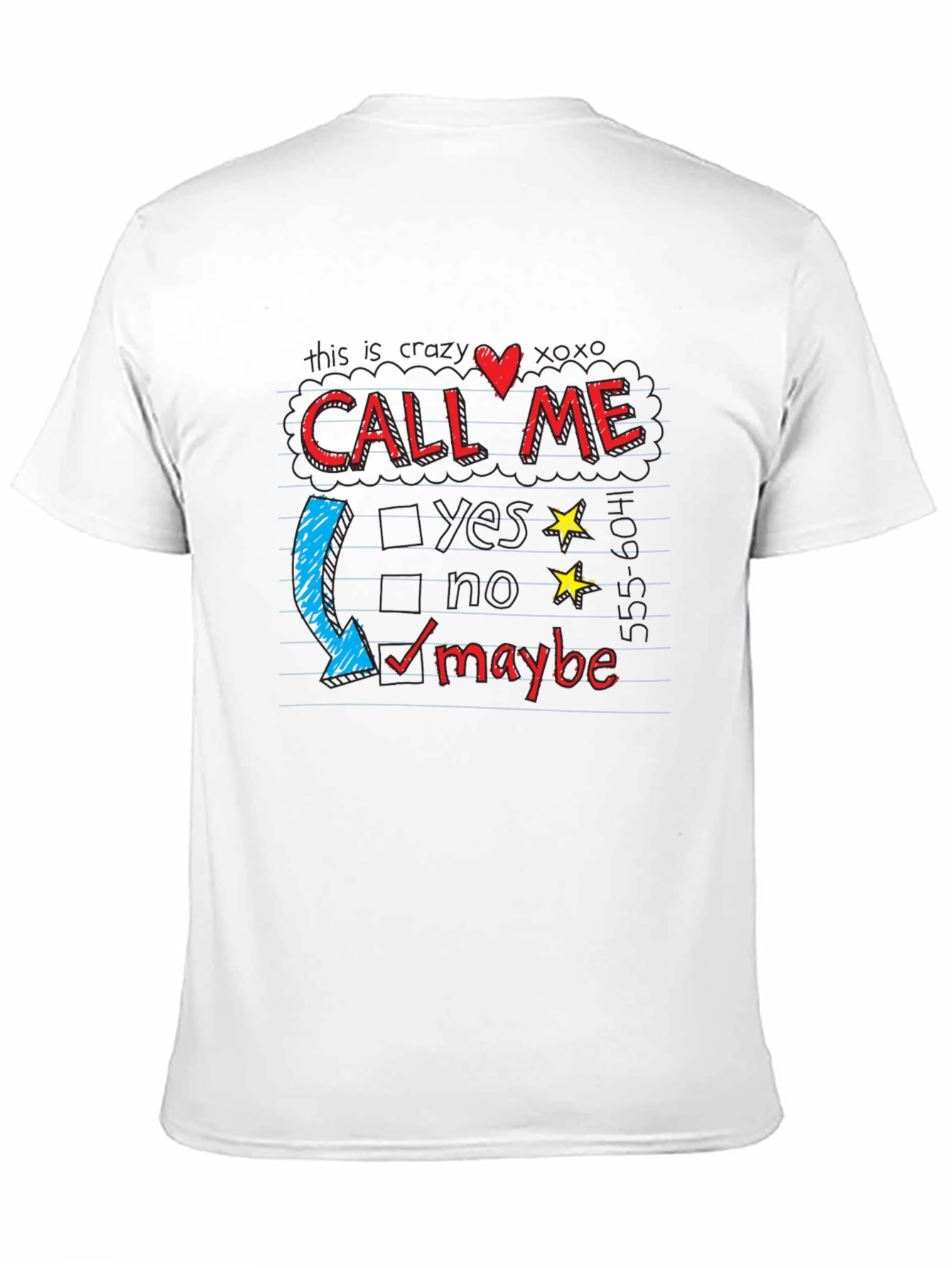 Black Call Me Maybe Graphic Tee view 11