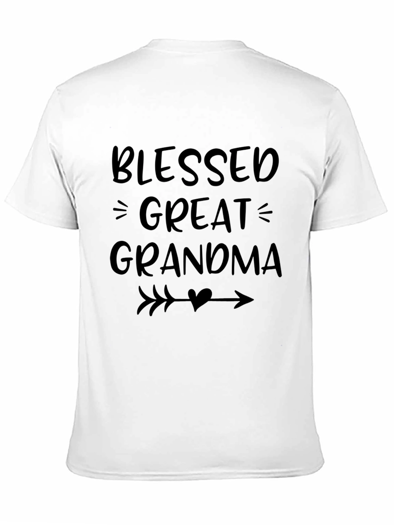 Black Blessed Great Grandma Graphic Tee - Unisex view 11