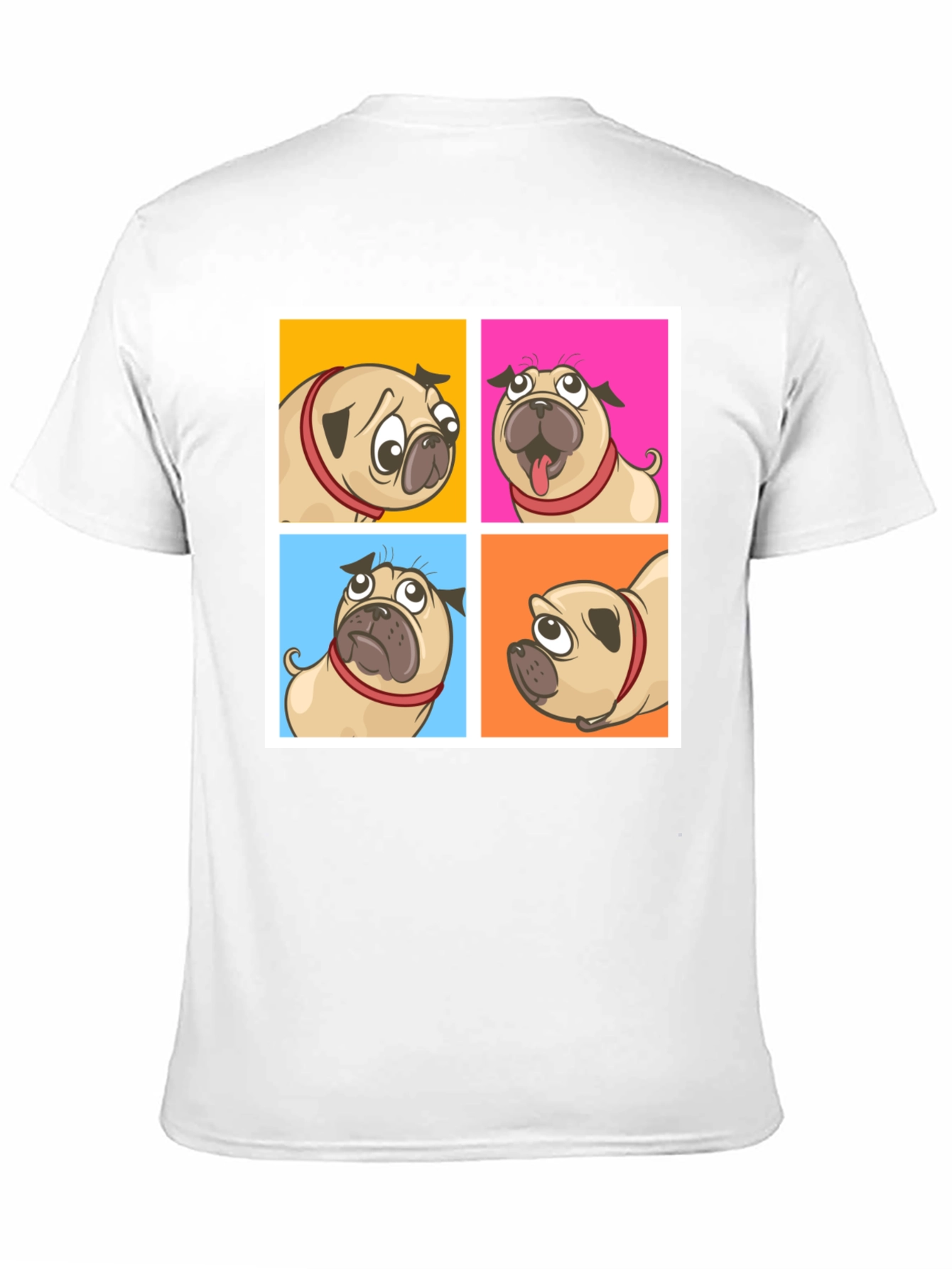 Black Pug Moods Graphic Tee - Fun & Trendy! view 11