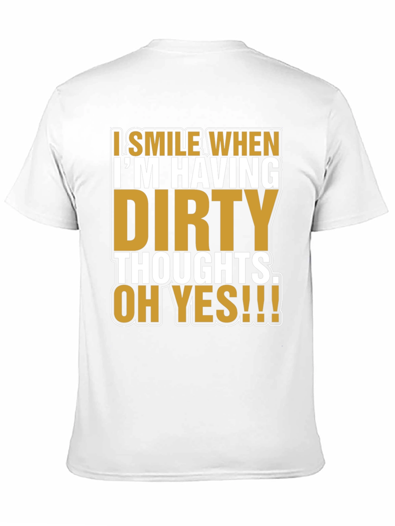 Black Dirty Thoughts T-Shirt - Funny Adult Humor Tee view 11