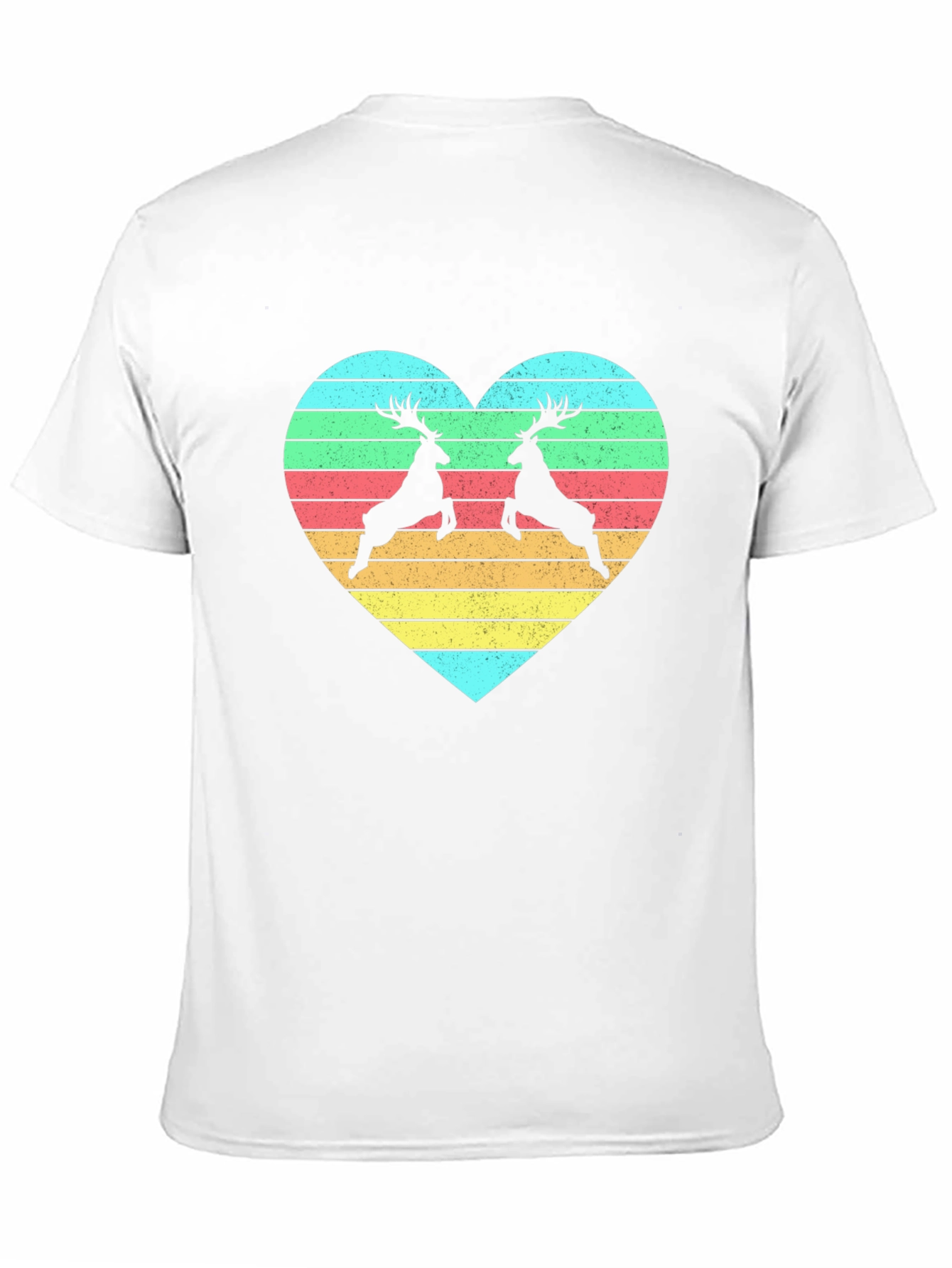 Black Deer Love Heart Black Tee view 11