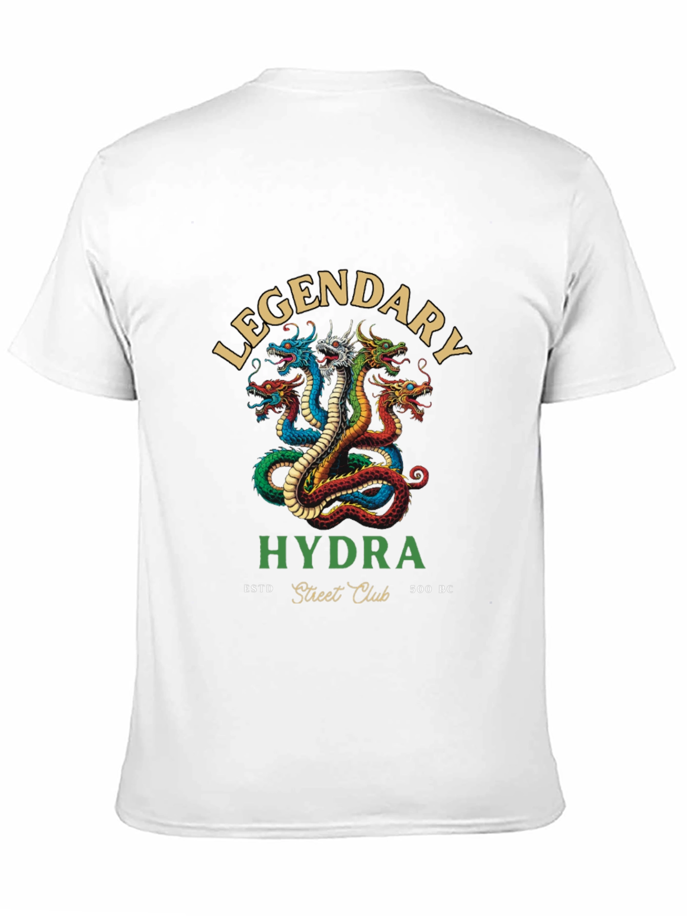 Black Legendary Hydra Street Club T-Shirt view 11