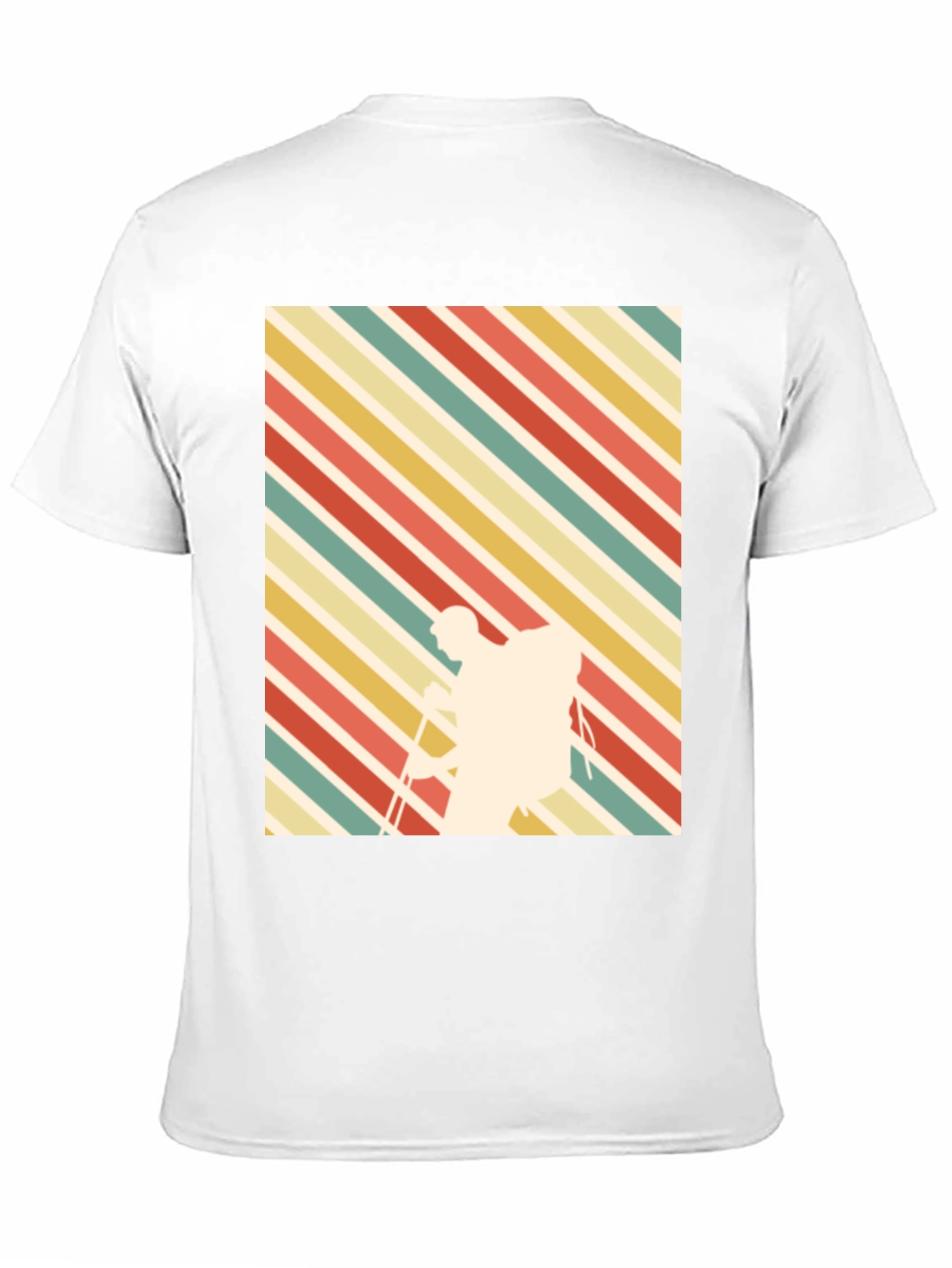 Black Retro Hiker Graphic Tee - Black view 11