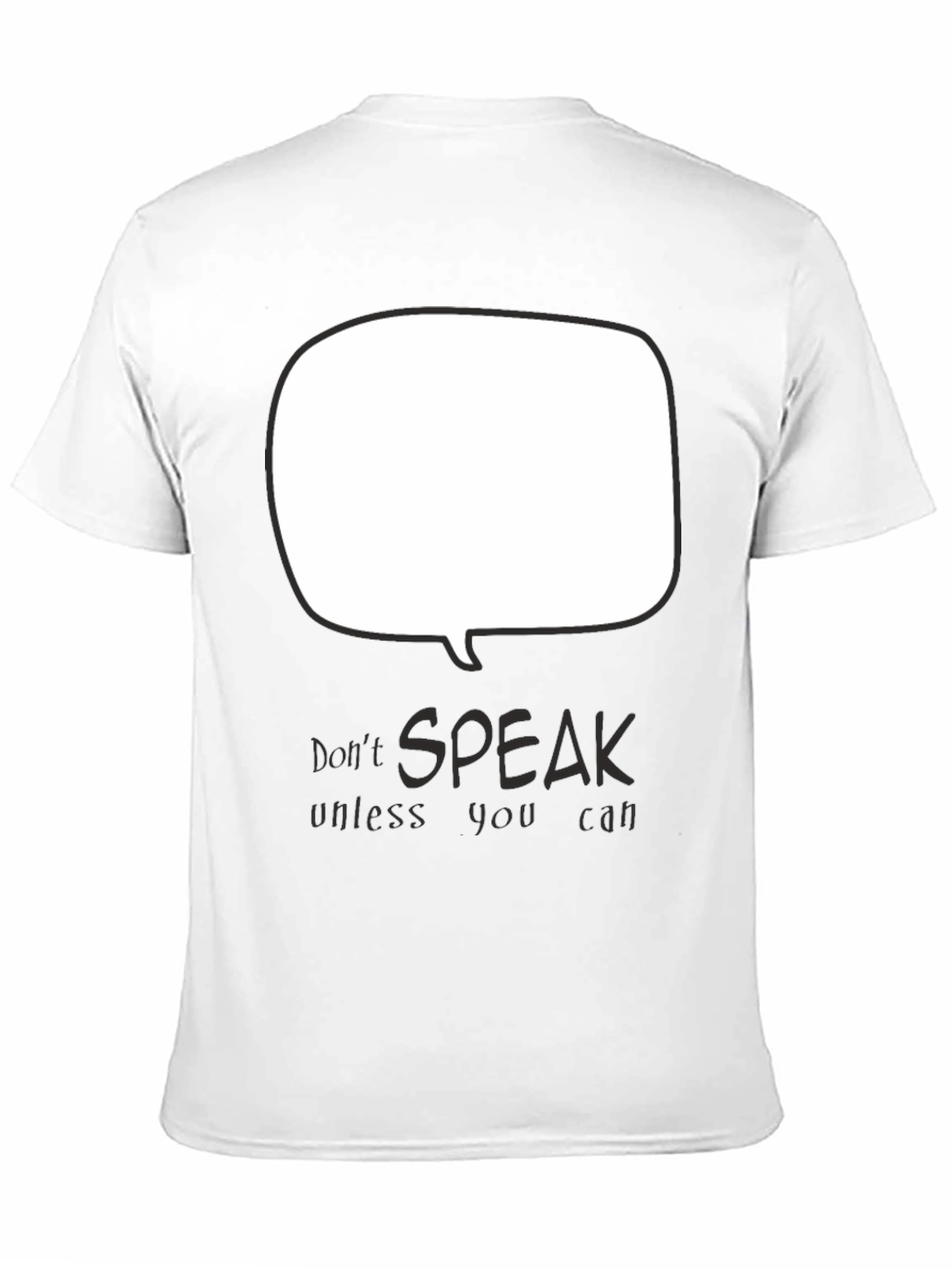 Black Don't Speak Graphic Tee - Black view 11