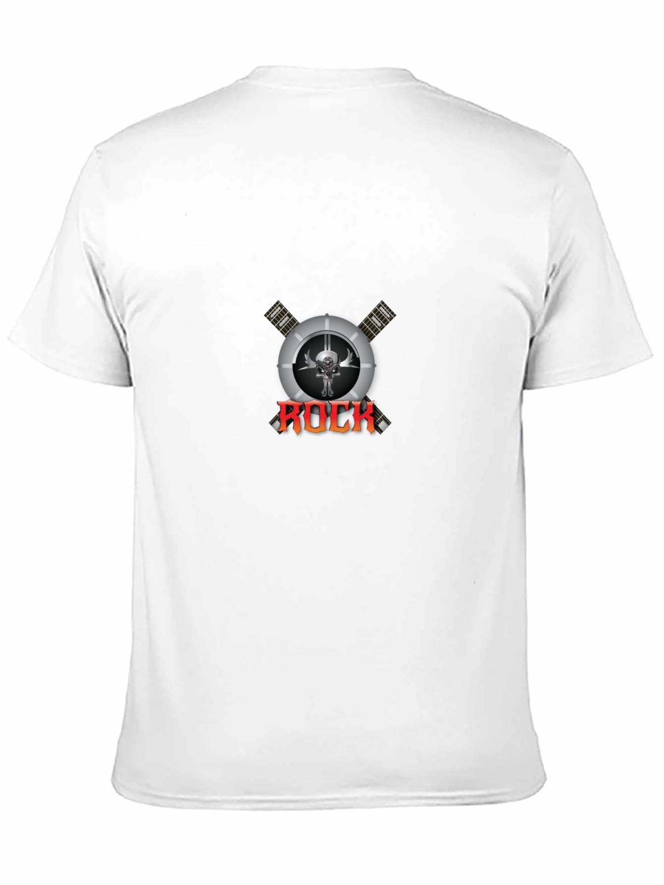 Black Rock Music Graphic Print Black T-Shirt view 11
