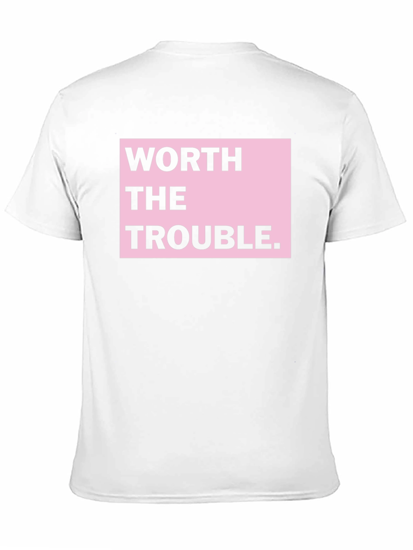 Black Worth the Trouble Graphic T-Shirt view 11