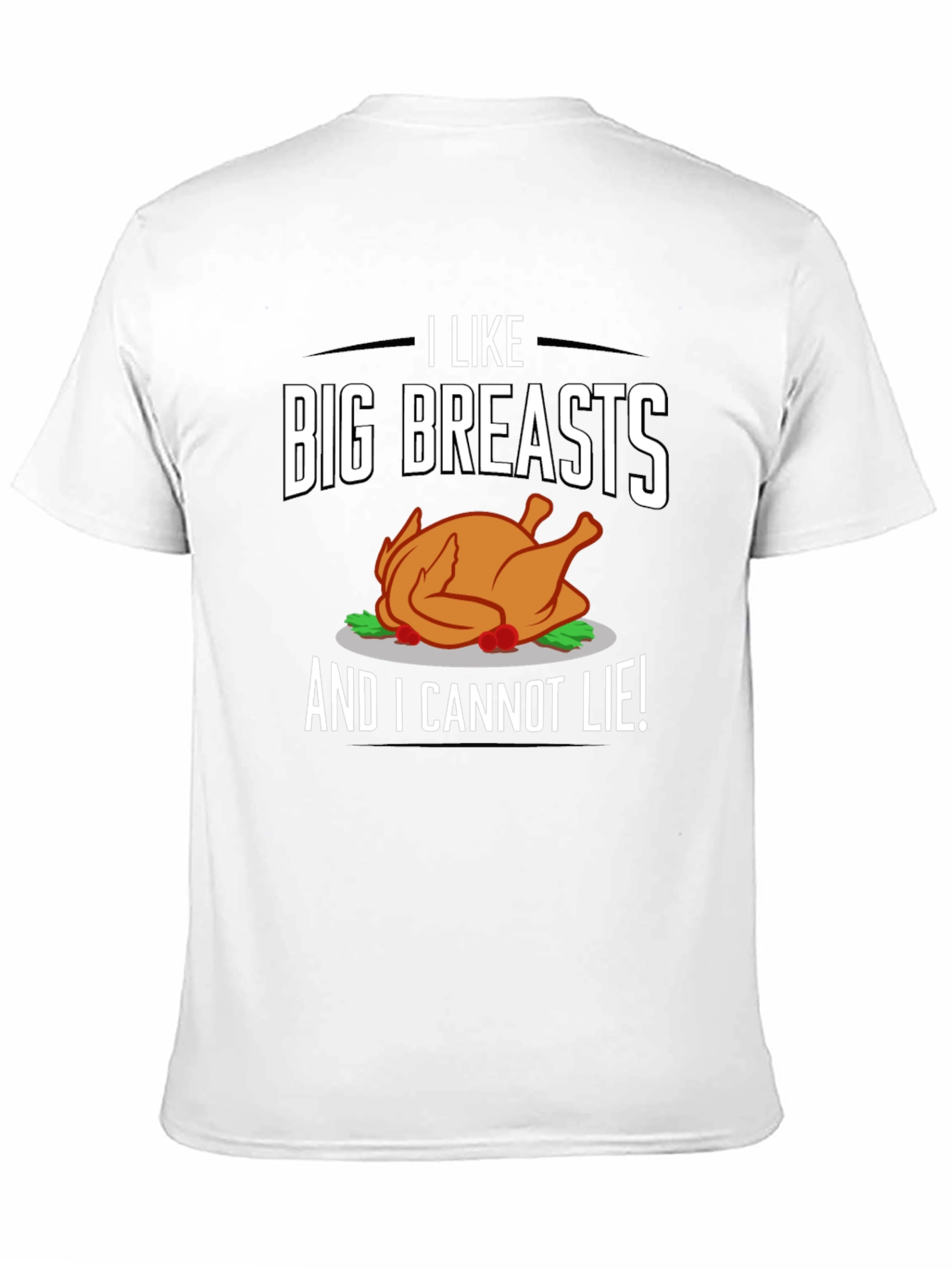 Black I Like Big Breasts Funny Turkey T-Shirt view 11