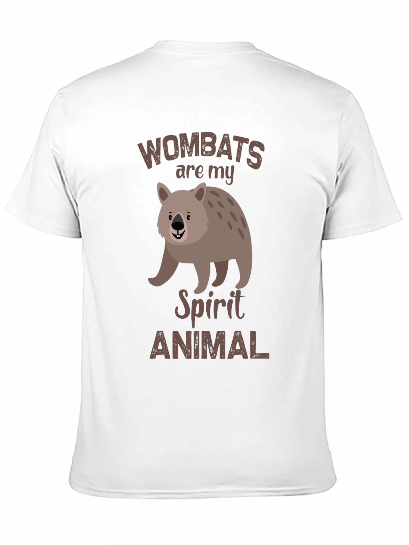 Black Wombats Are My Spirit Animal T-Shirt view 11