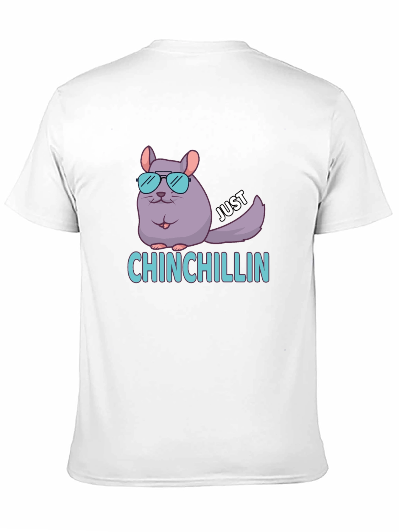 Black Cool Chinchilla Chill Out T-Shirt - Black view 11