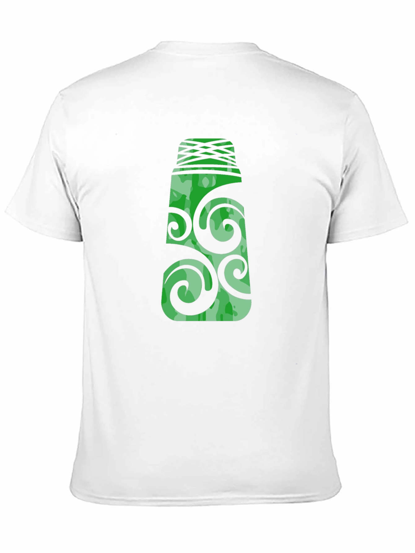 Black Green Totem T-Shirt - Unique Graphic Tee view 11