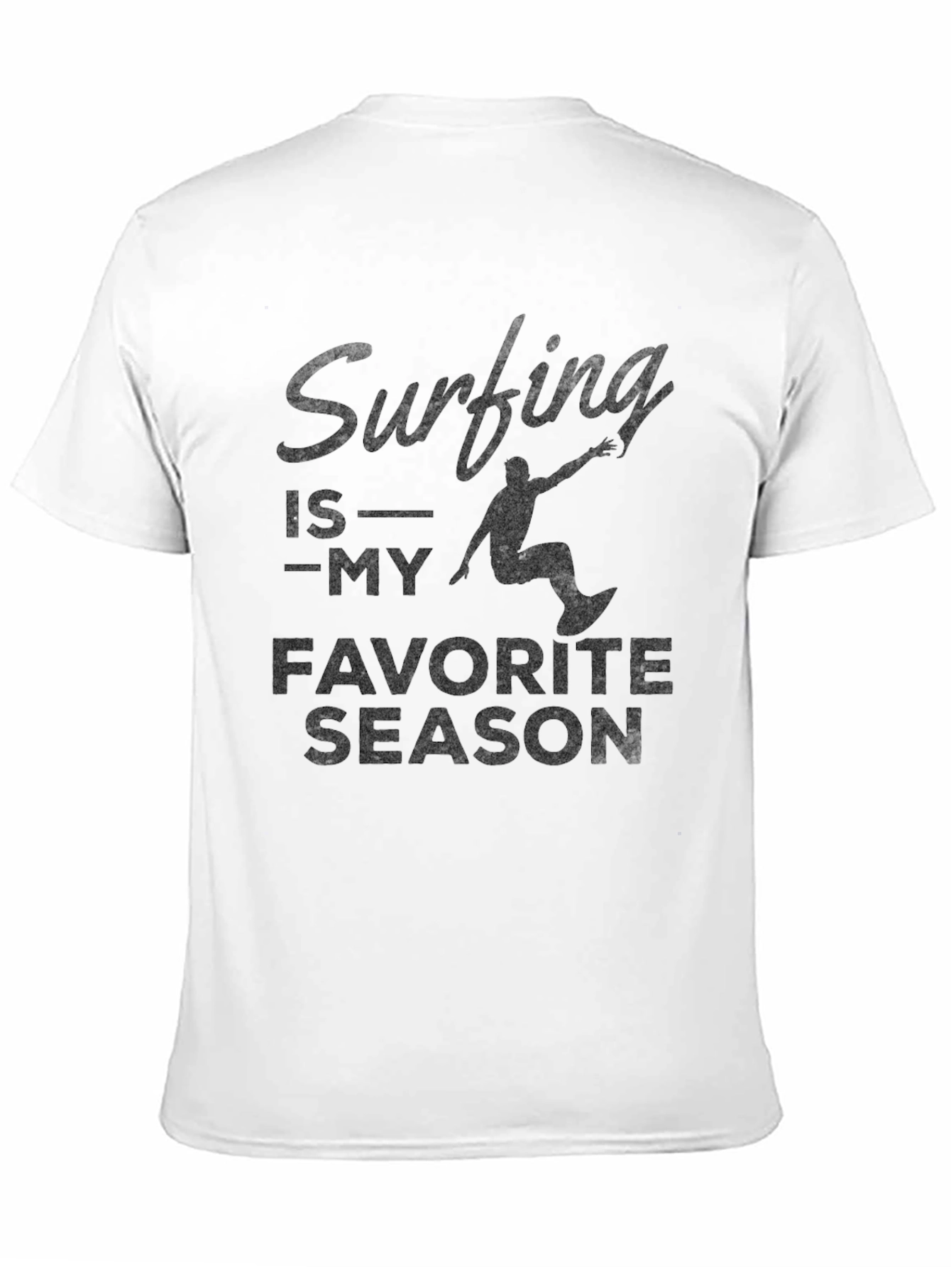 Black Surfing is My Favorite Season Black Tee view 11
