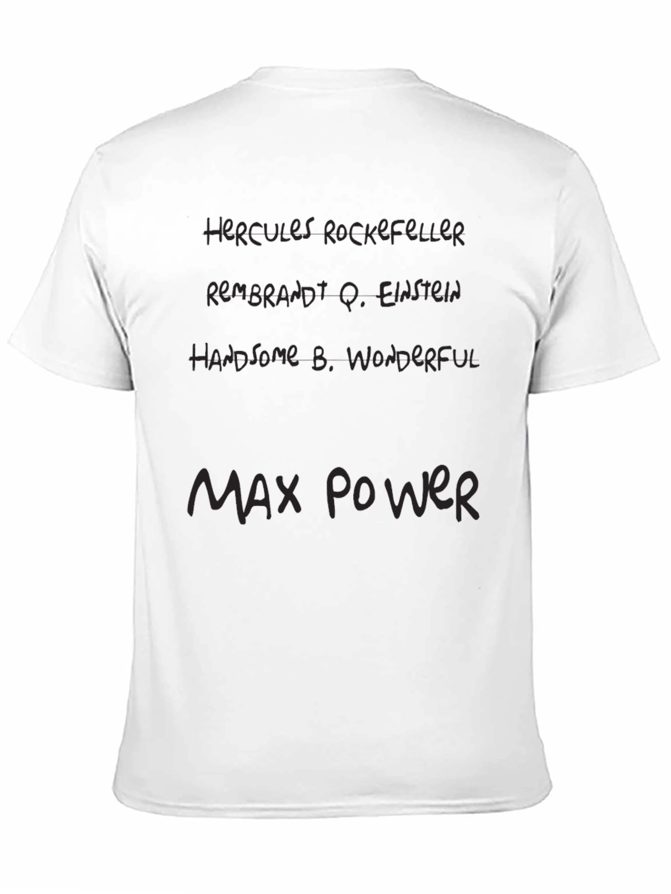 Black Max Power T-Shirt - Novelty Slogan Tee view 11