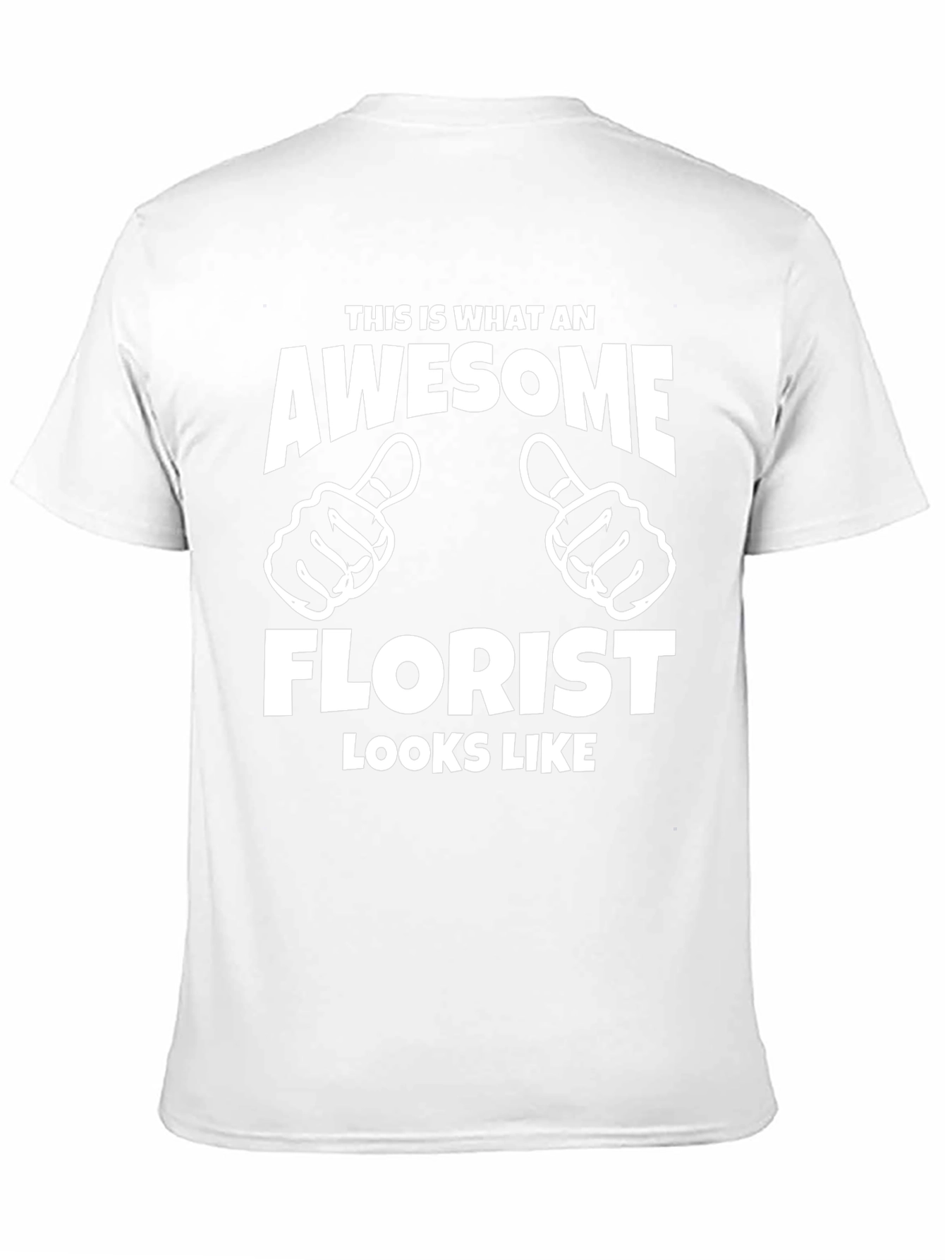 Black Awesome Florist T-Shirt - Gift for Florists view 11