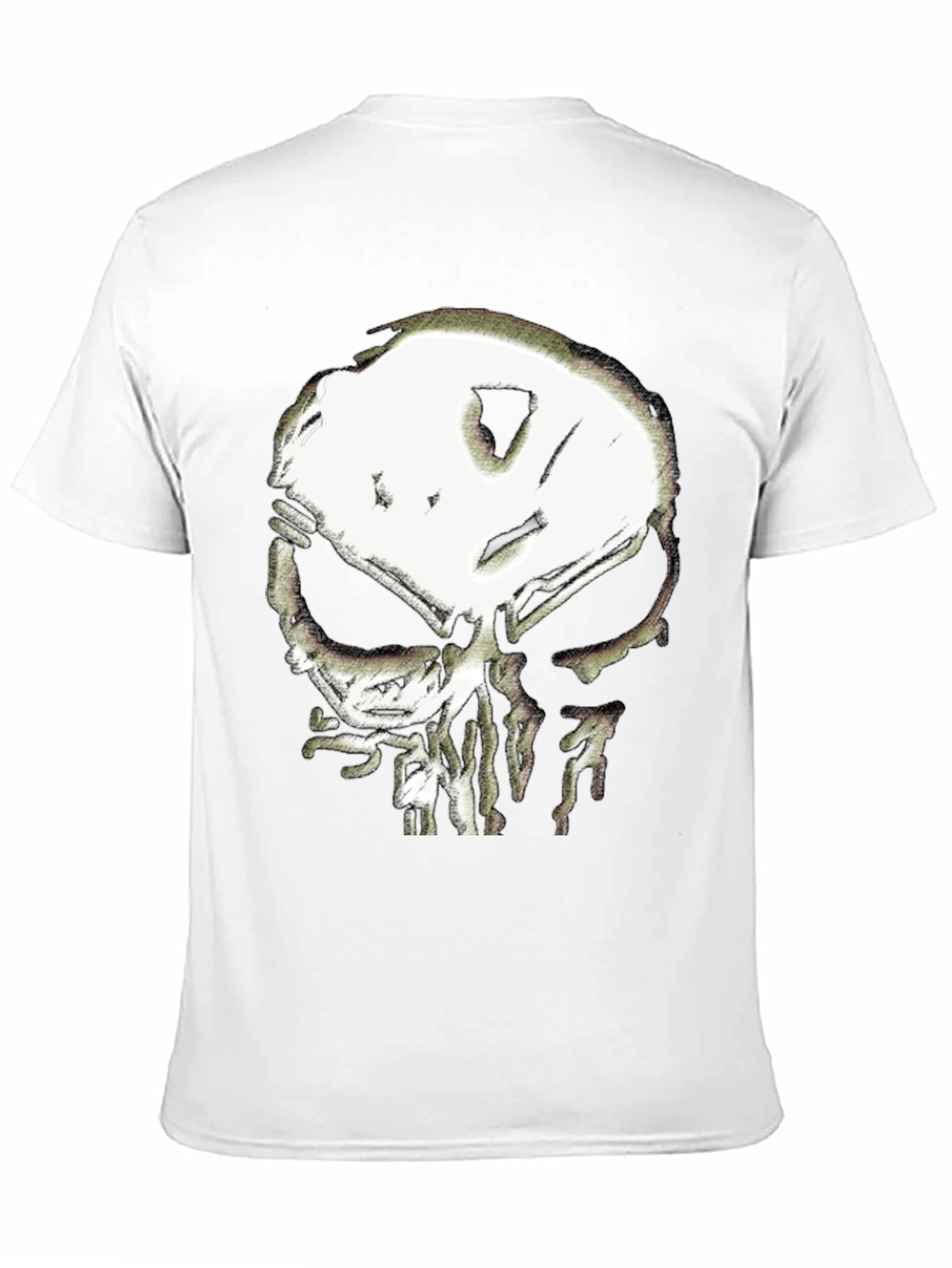 Black Skull Graphic Black T-Shirt view 11