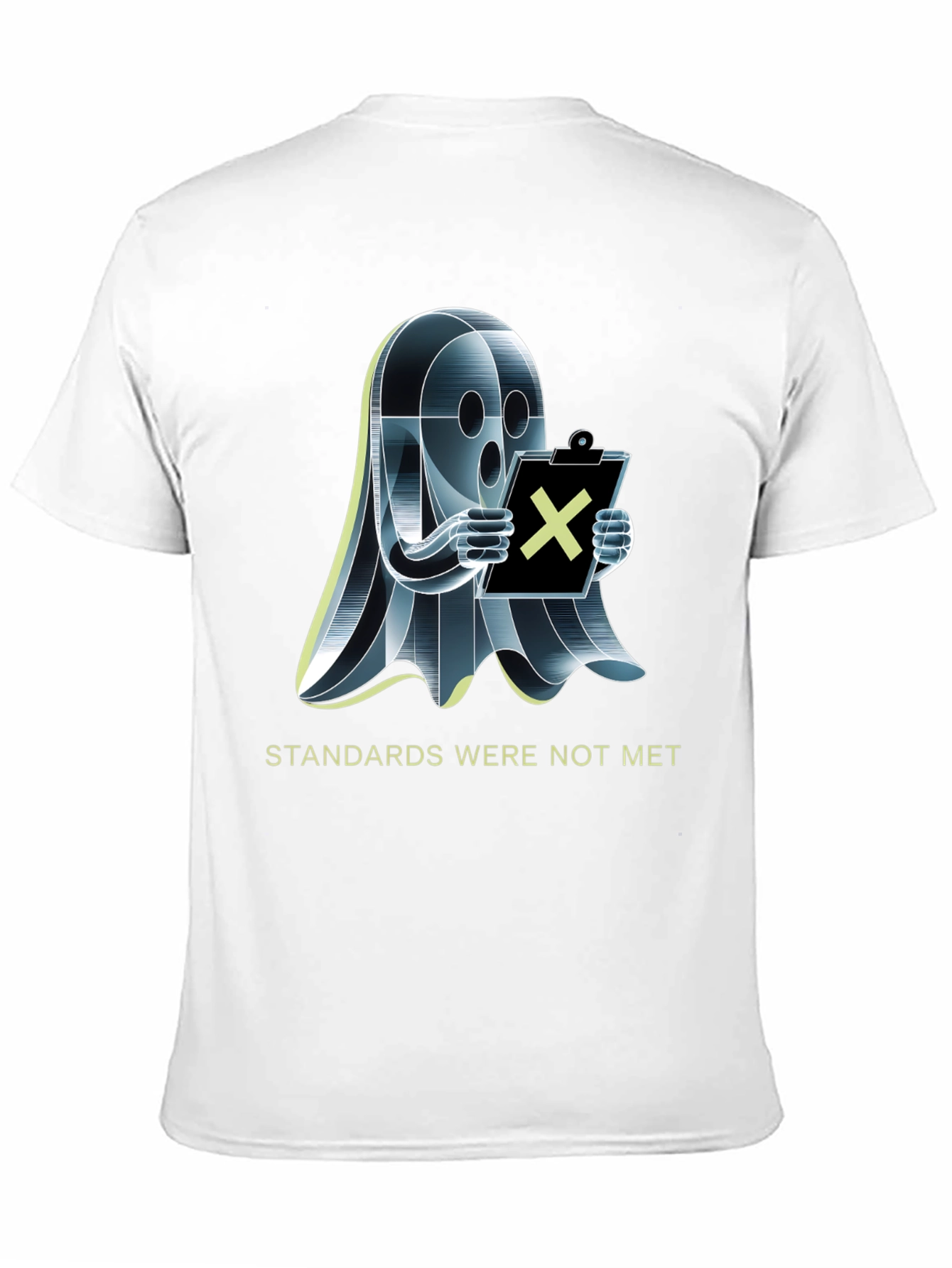 Black Standards Not Met Ghost T-Shirt view 11