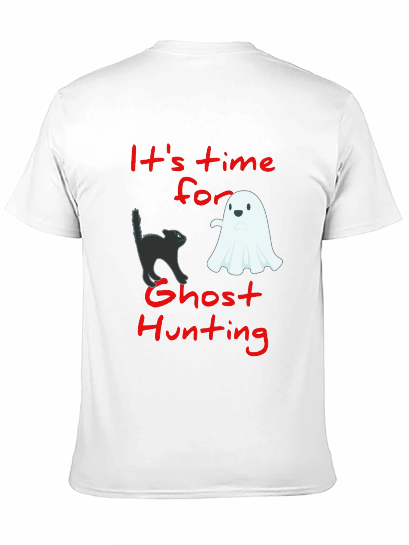 Black Ghost Hunting T-Shirt: Spooky Season Tee view 11