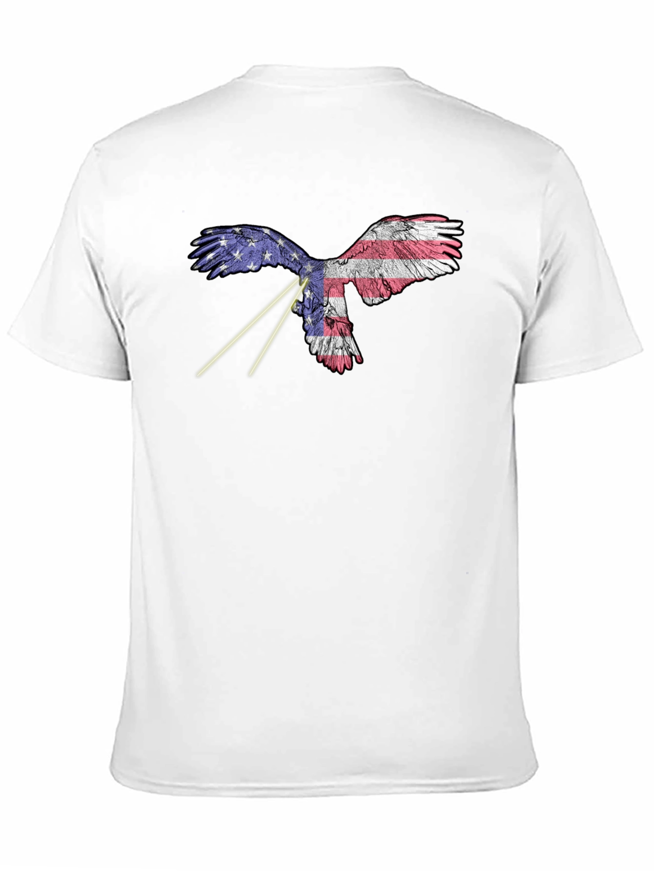 Black American Eagle Graphic Tee - Patriotic Style view 11