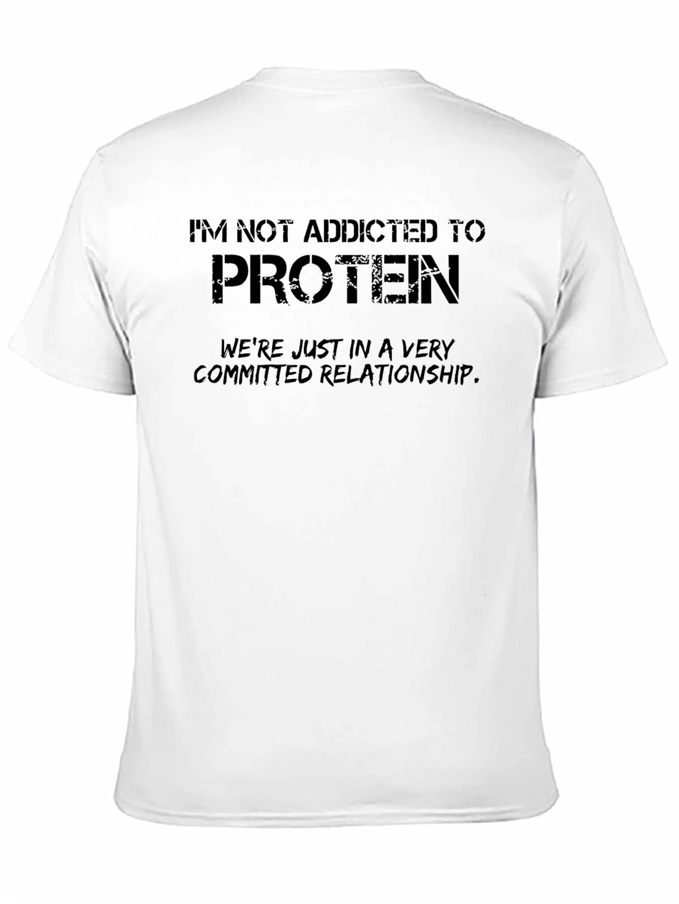 Black Protein Obsessed Graphic Tee - Gym Humor Shirt view 11